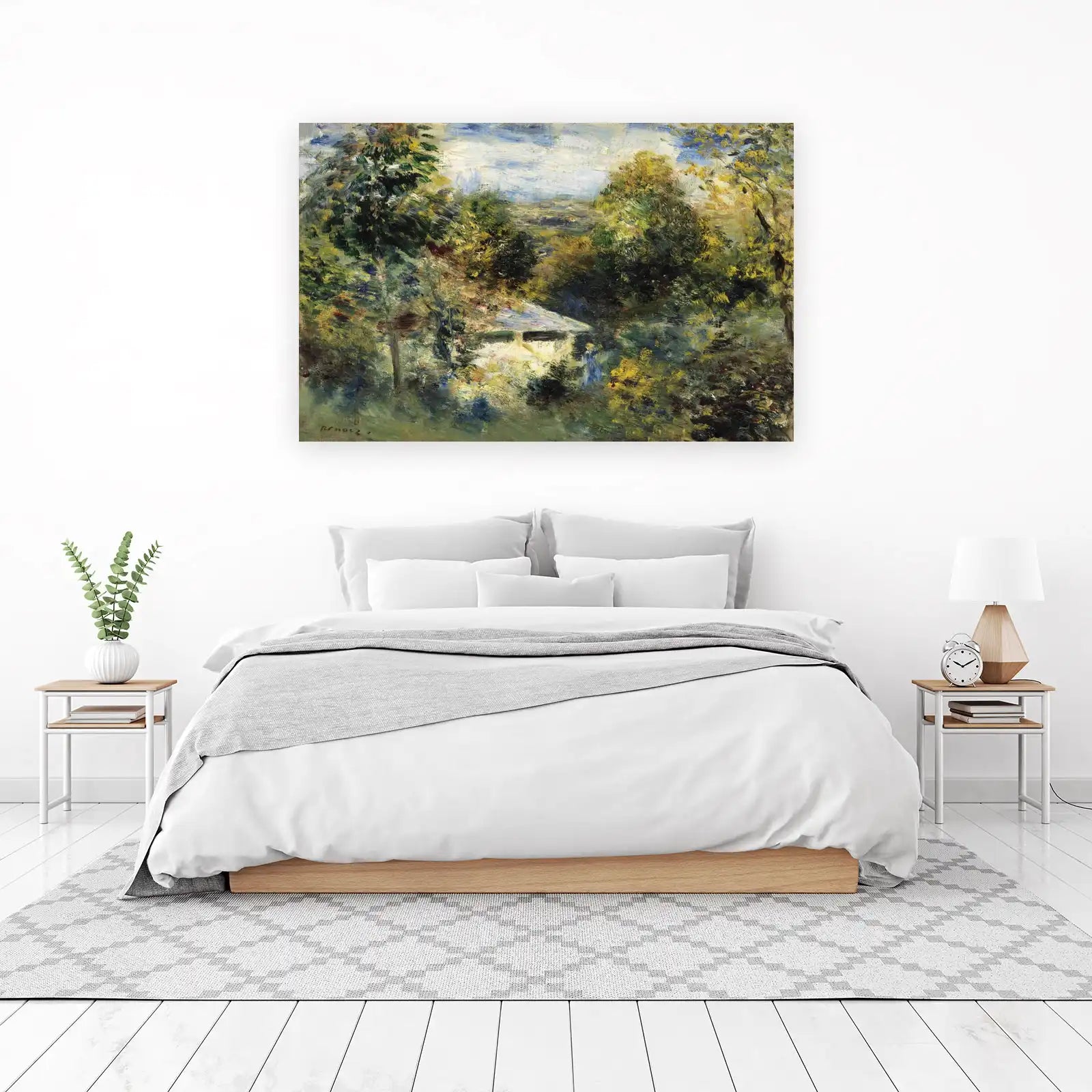 Impressionist Garden Landscape Wall Art