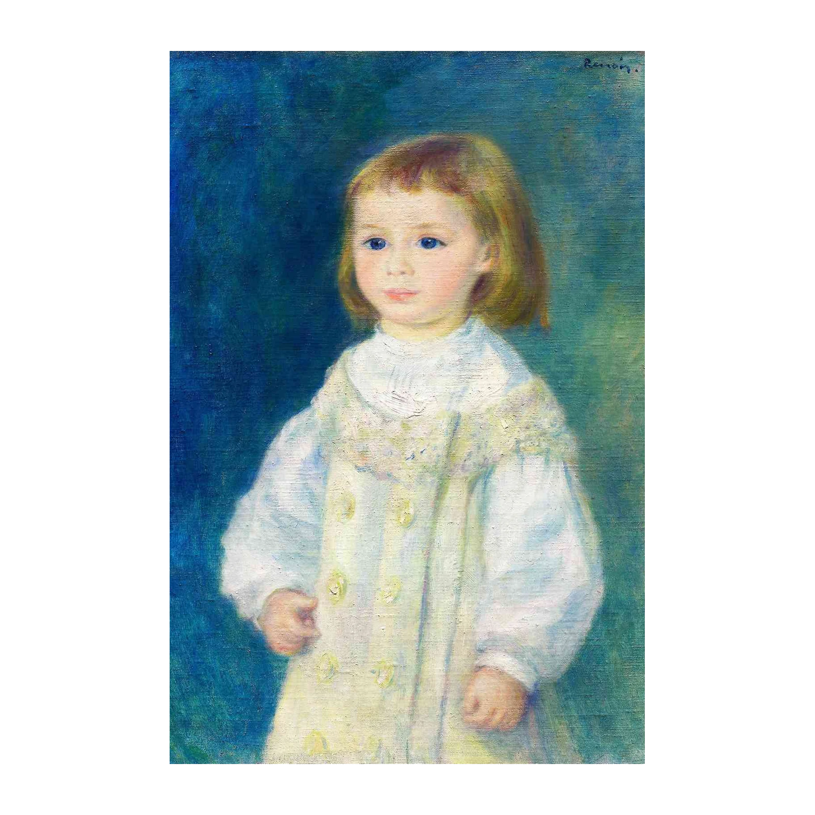 Impressionist Child Portrait Wall Art