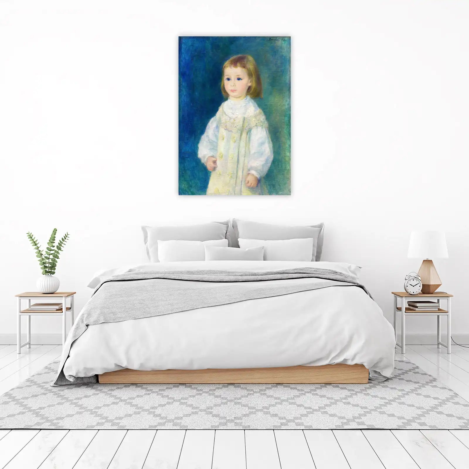 Impressionist Child Portrait Wall Art