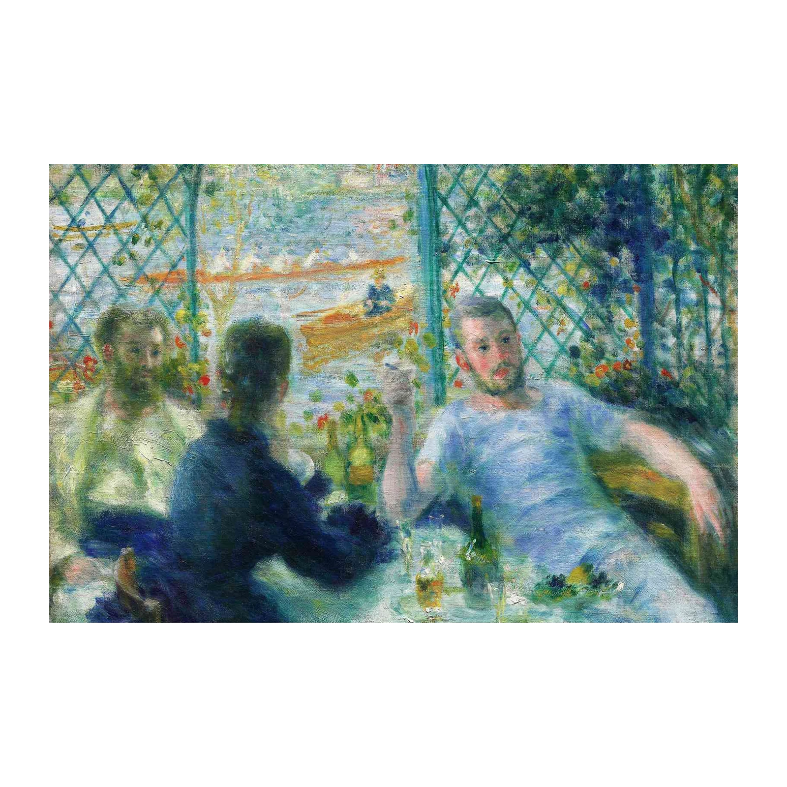 Impressionist Garden Lunch Wall Art