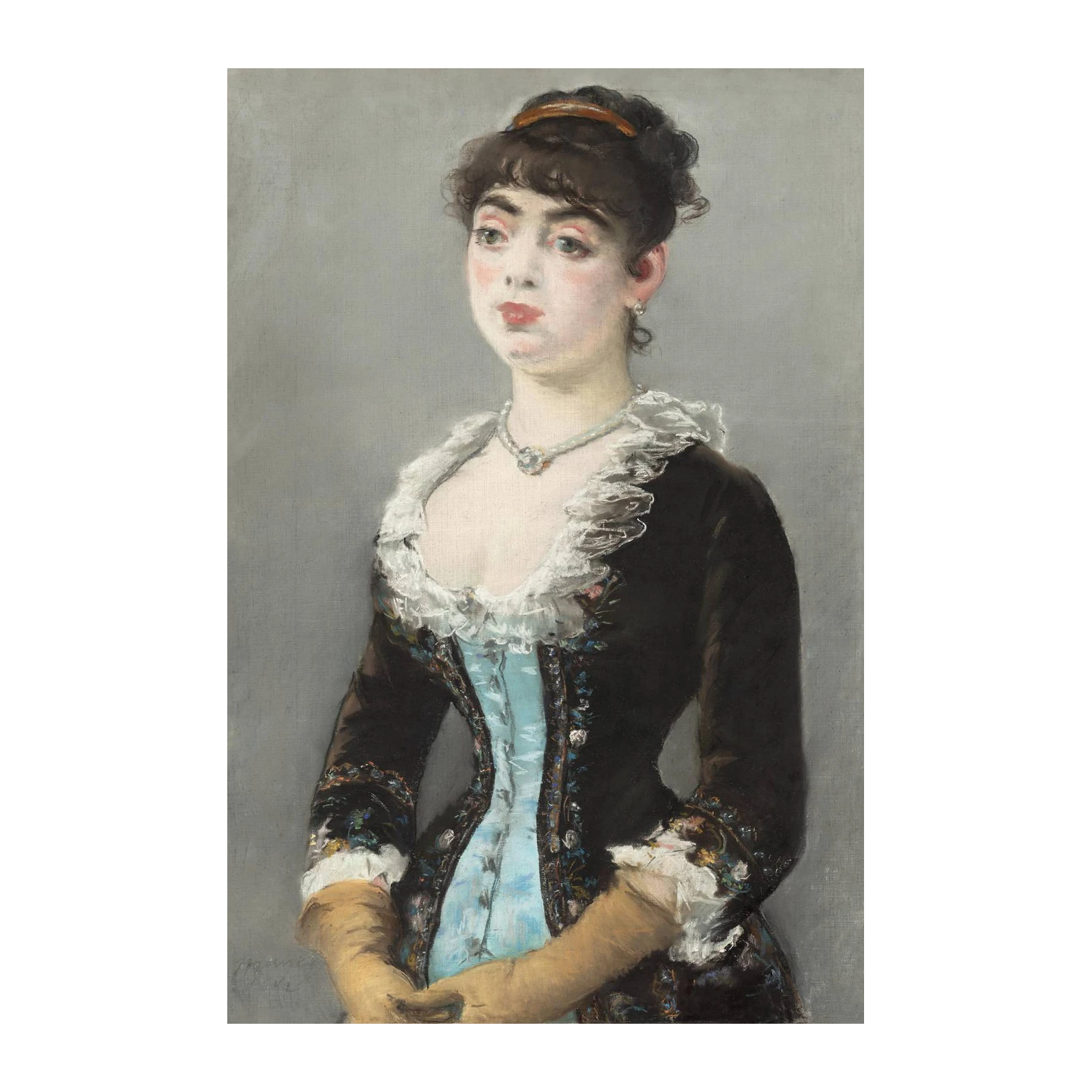 Elegant Woman Portrait Wall Art