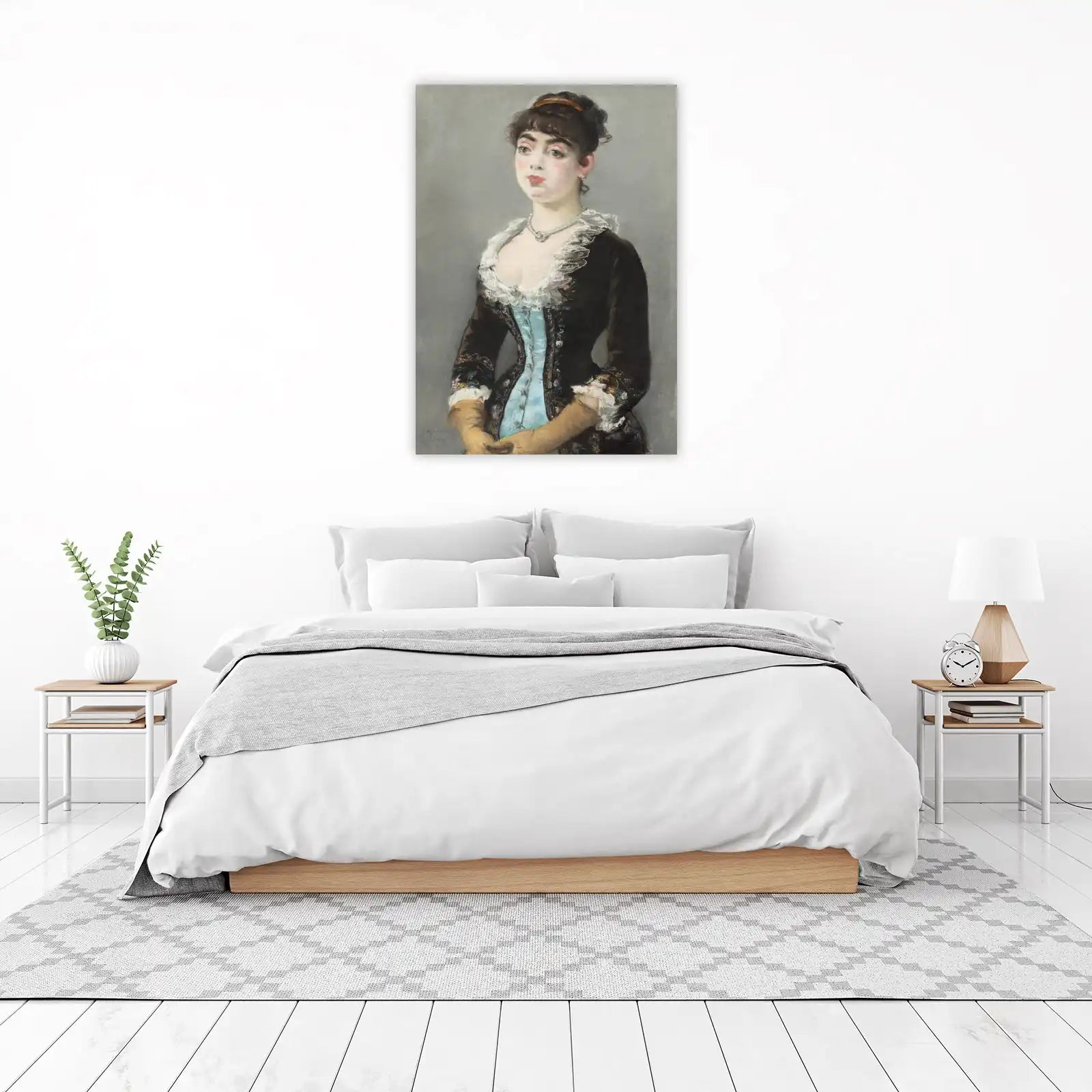 Elegant Woman Portrait Wall Art