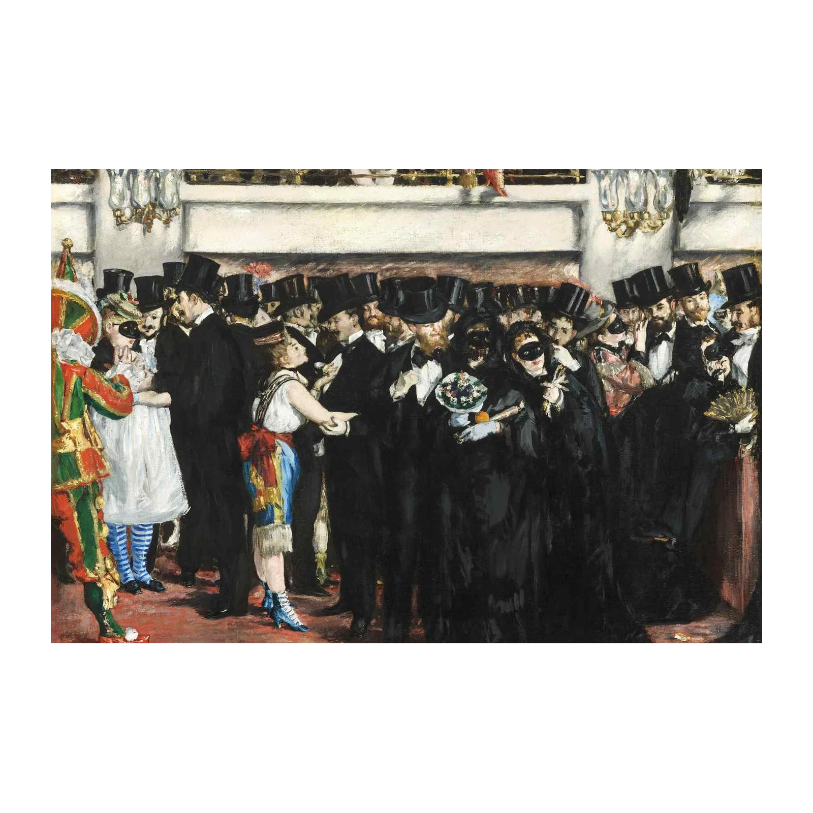 Masquerade Ball Art | Opulent Parisian Night Wall Art
