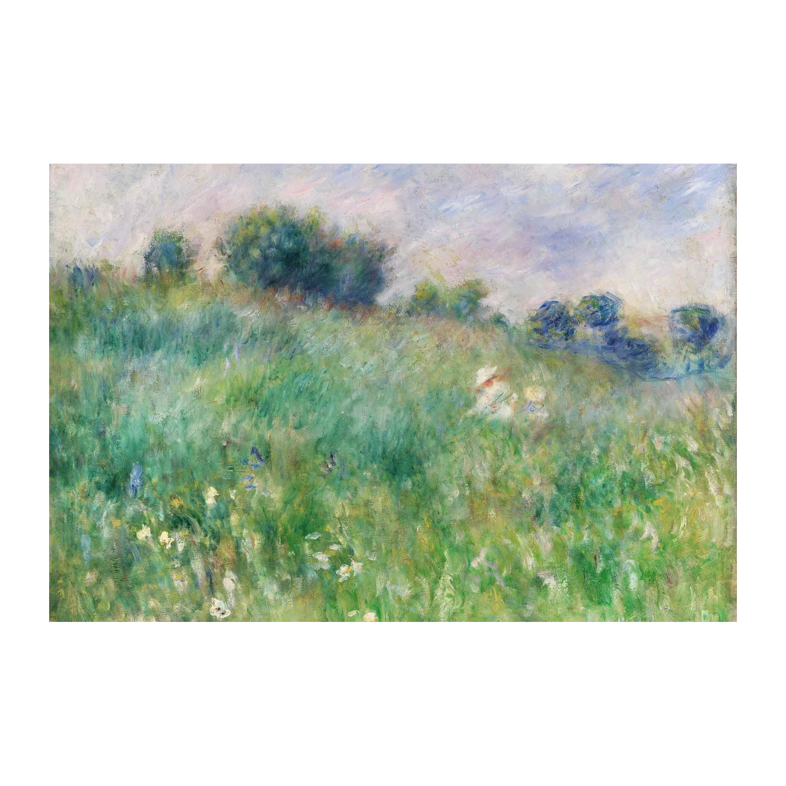 Impressionist Meadow Flowers Wall Art