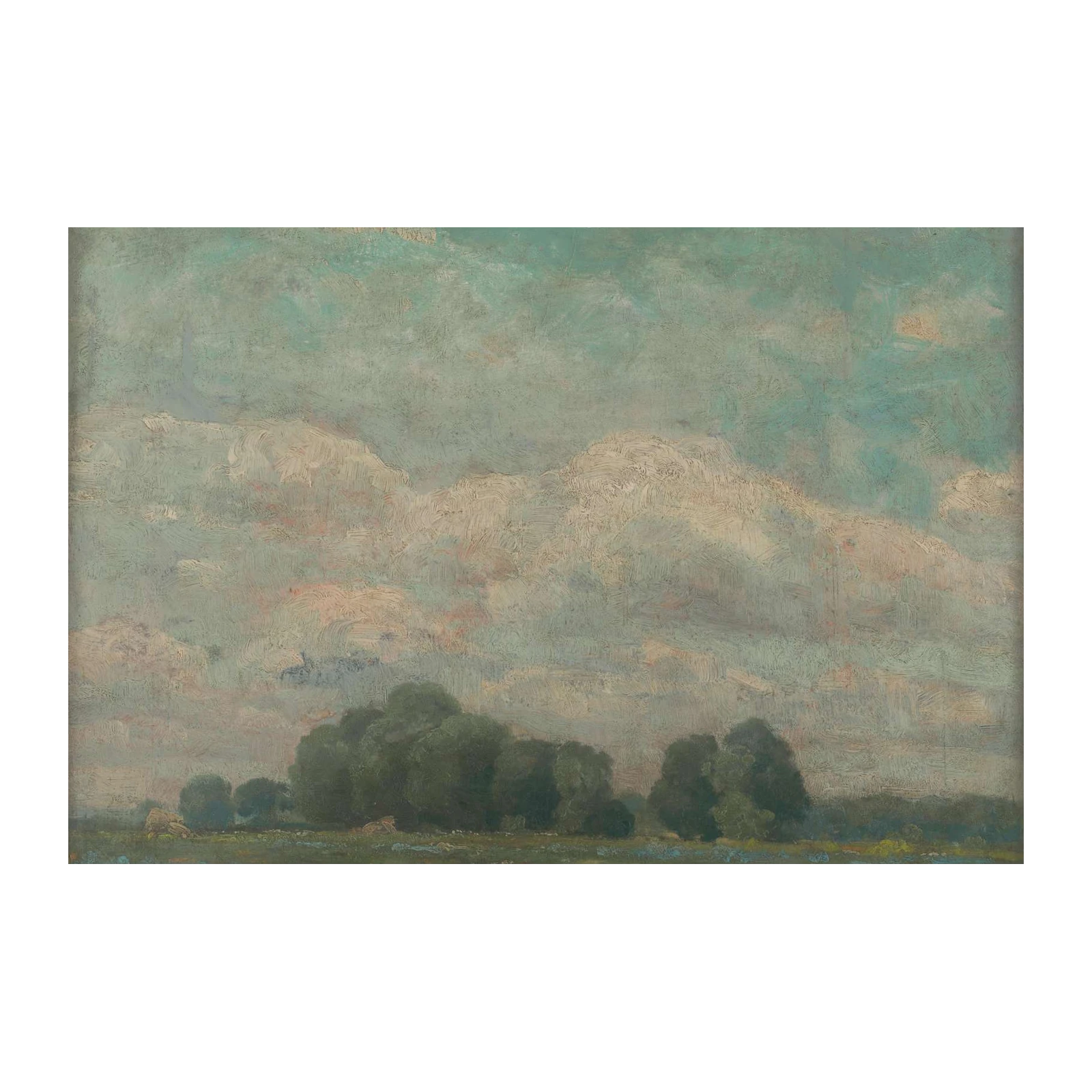 Serene Landscape Sky Clouds Wall Art