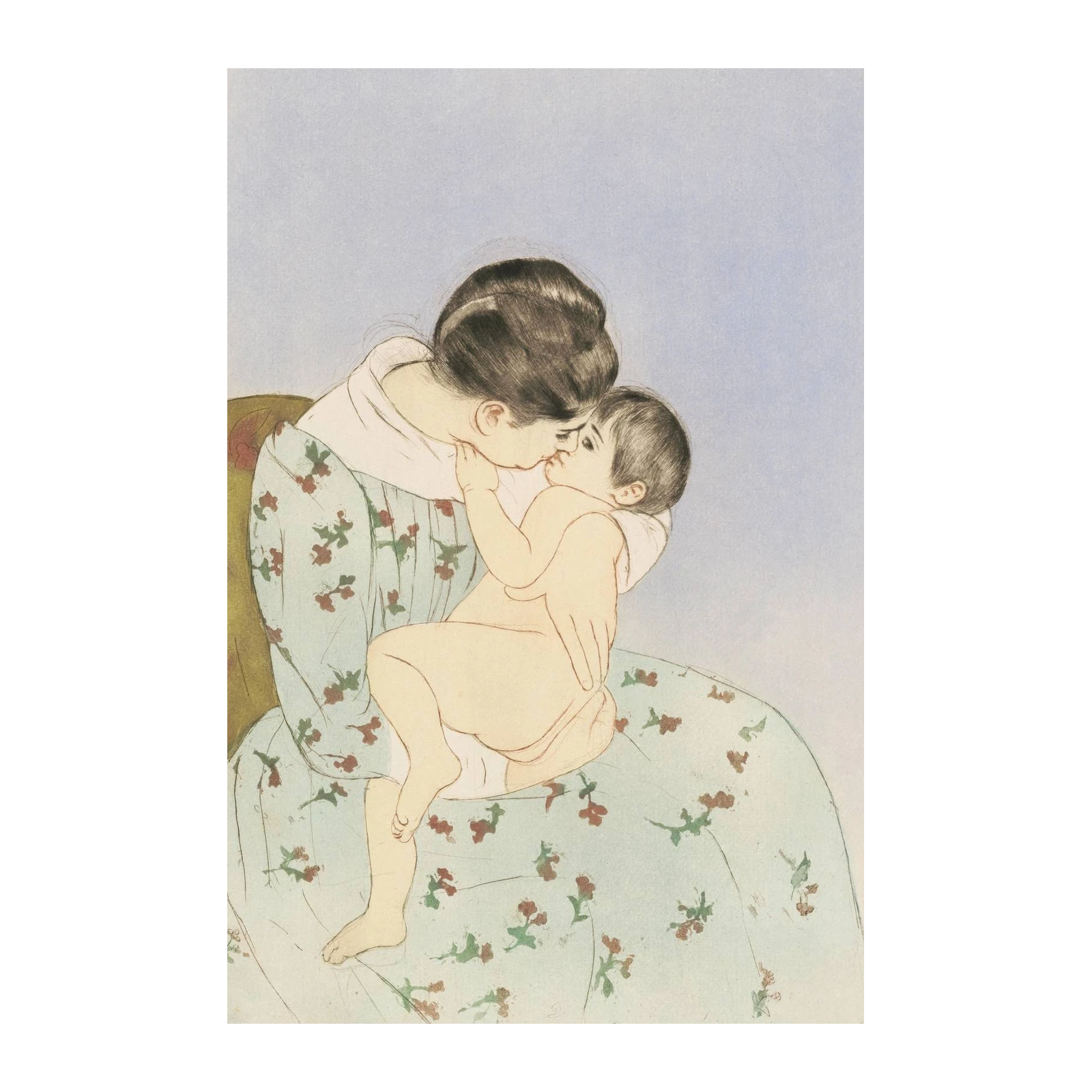 Tender Embrace Mother and Child Wall Art