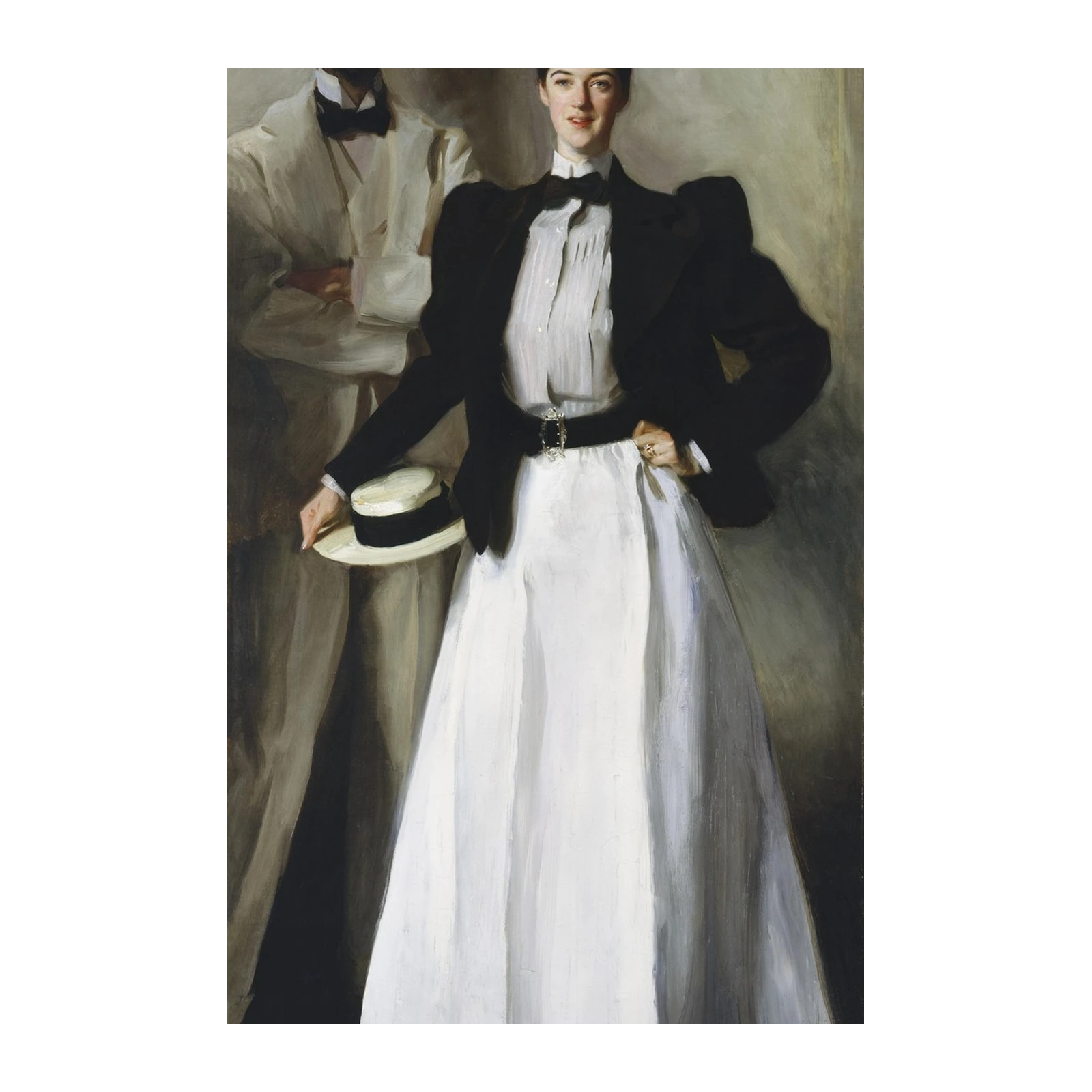 Elegant Couple Portrait Wall Art