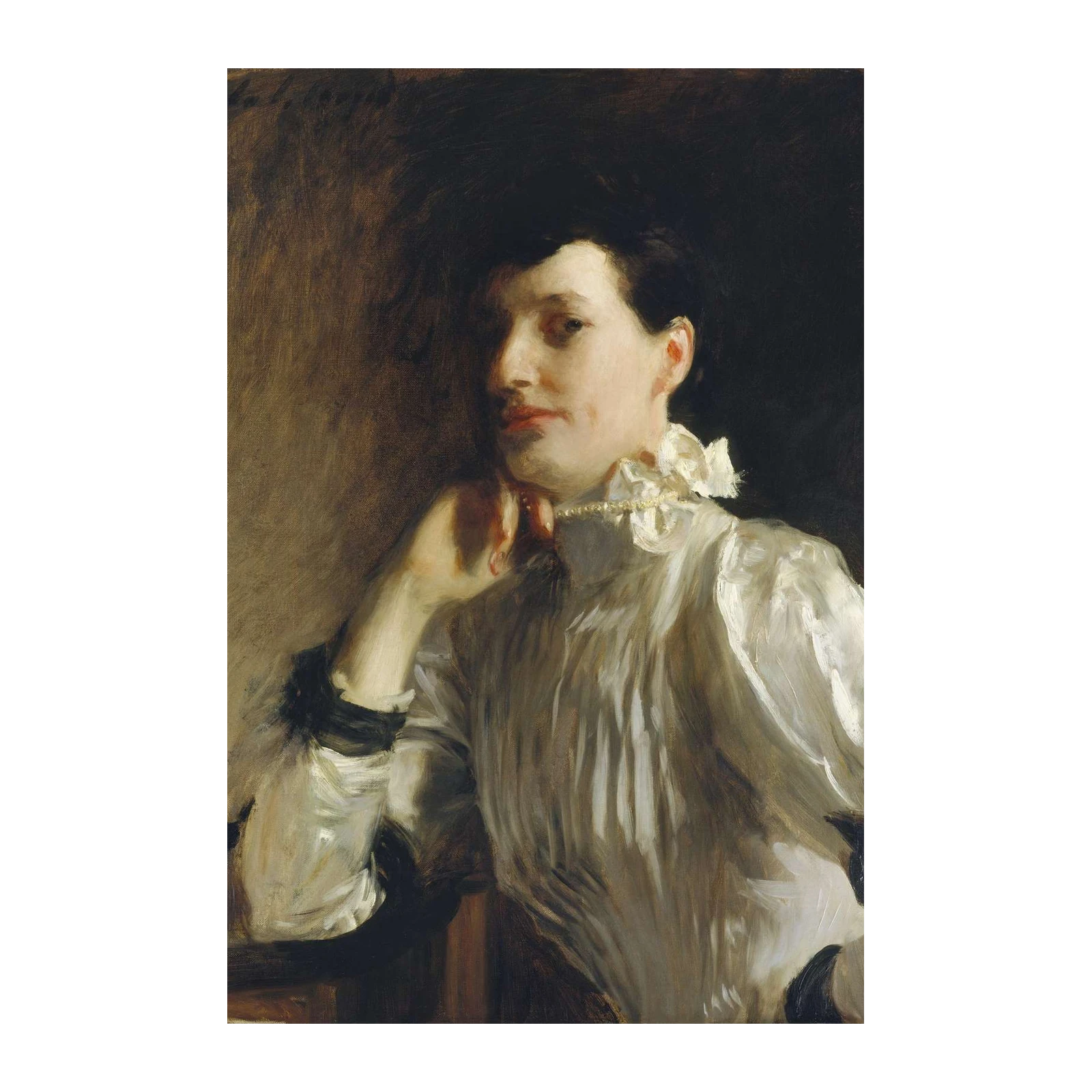 Elegant Lady Portrait Wall Art