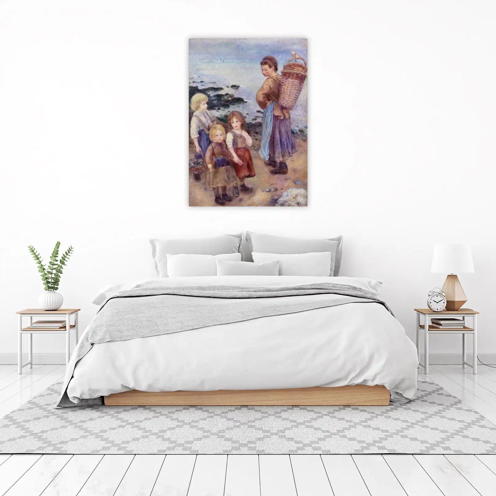 Renoir Children by the Sea Wall Art