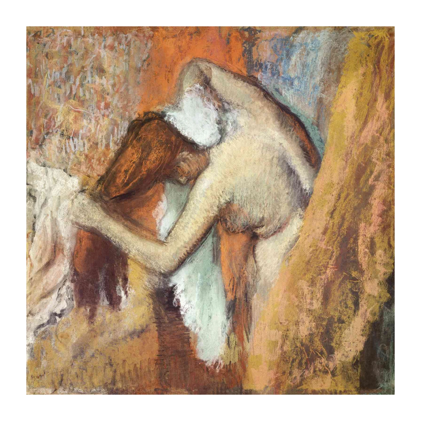 Impressionist Dancer Warm Hues Wall Art
