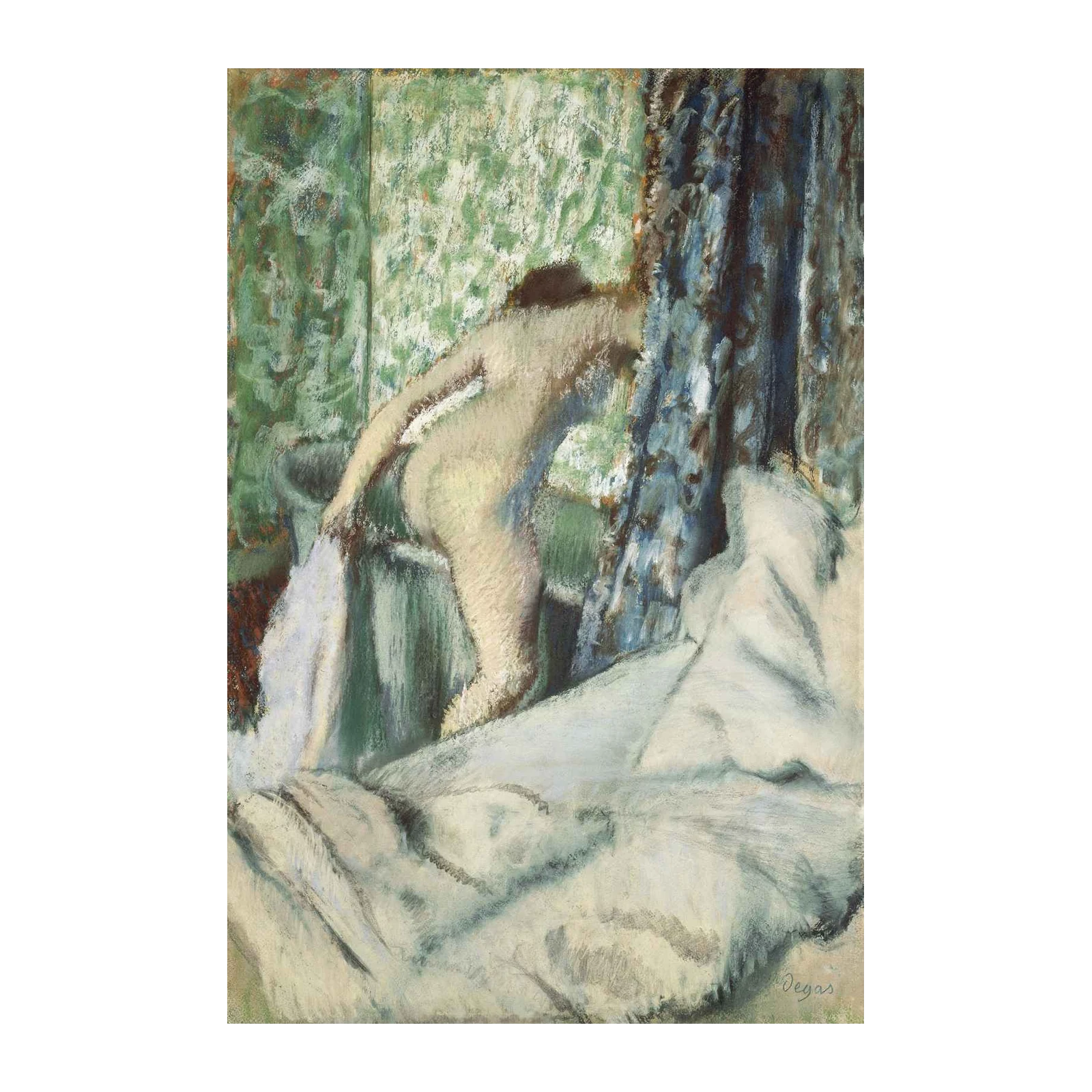 Degas "The Bath" Impressionist Nude Wall Art