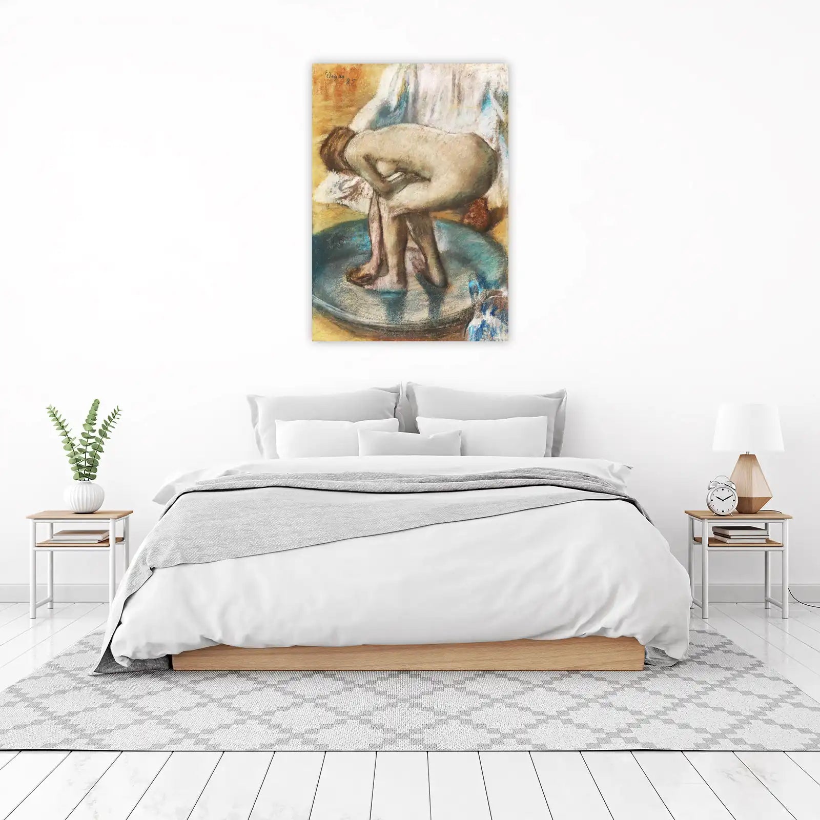 Degas "The Tub" Pastel Art Wall Art