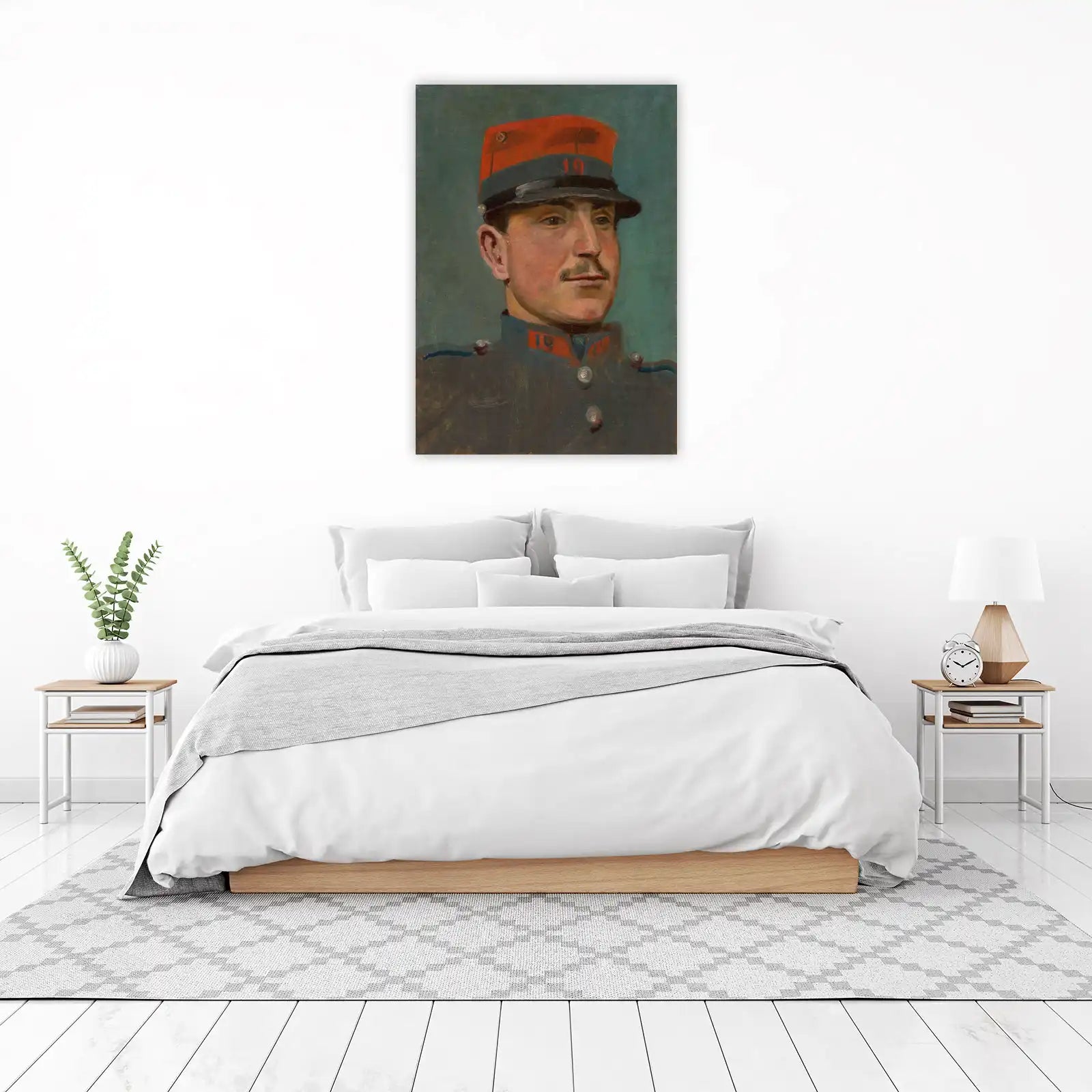 Vintage Soldier Portrait Wall Art - Military Art