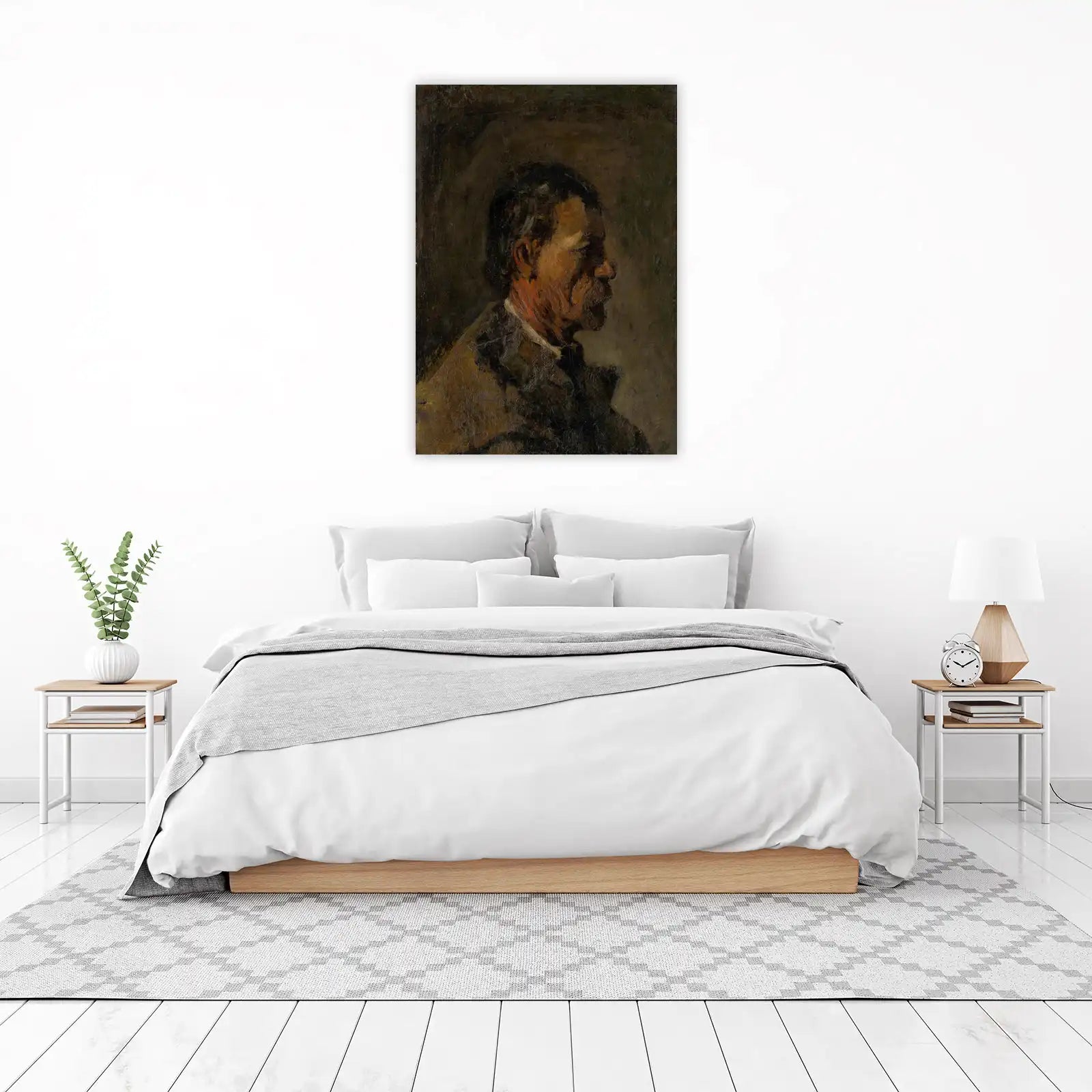Vintage Portrait Oil Painting Wall Art
