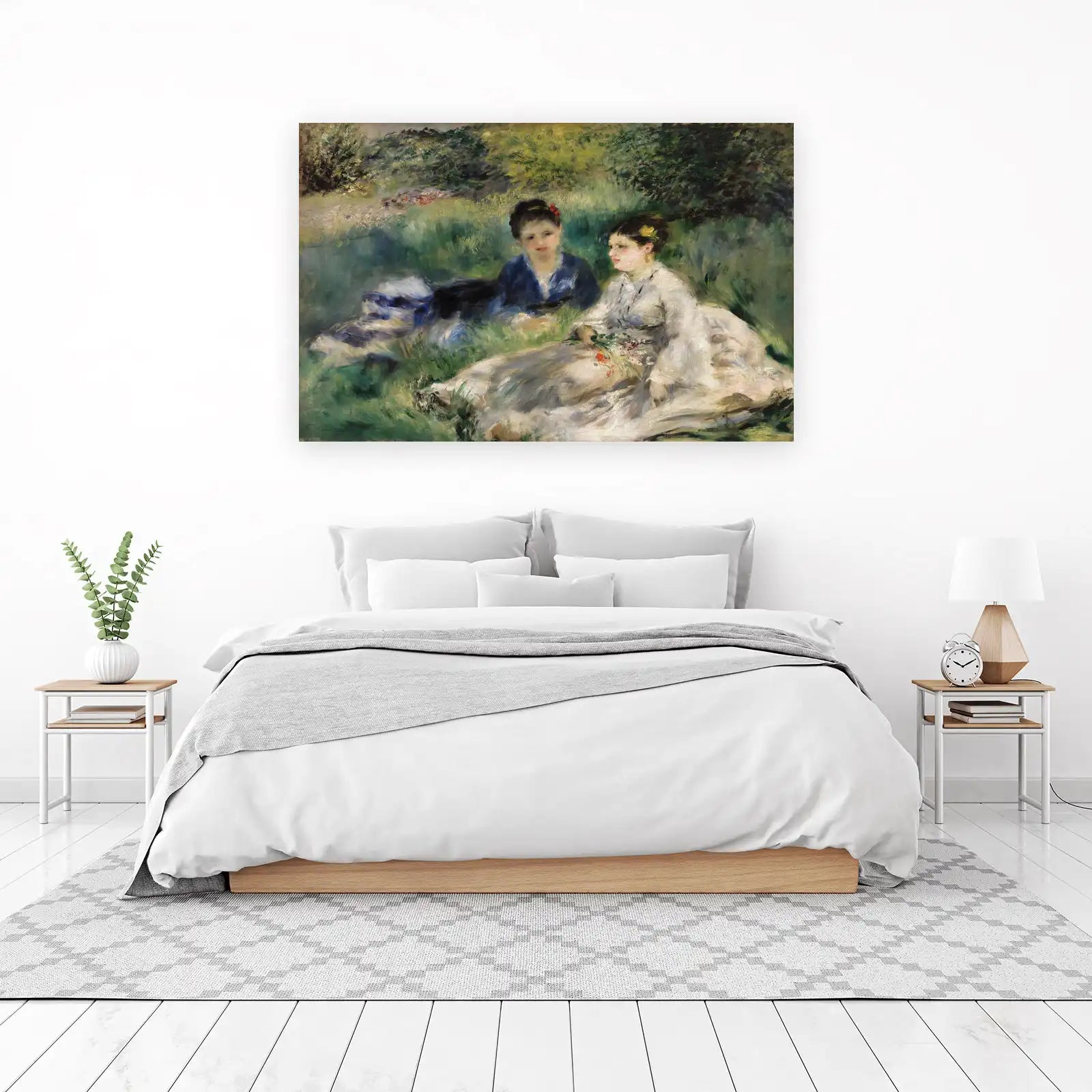 Impressionist Picnic Two Women Wall Art