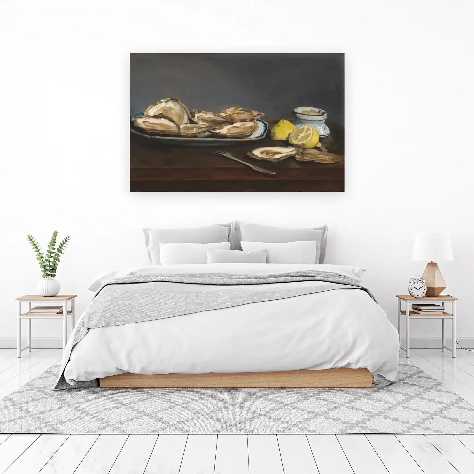 Oysters and Lemons Still Life Wall Art