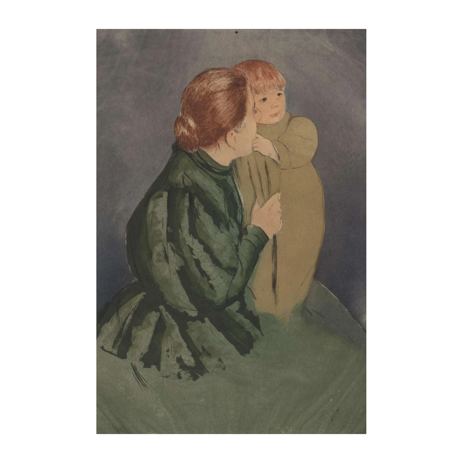 Mother and Child Embrace Wall Art
