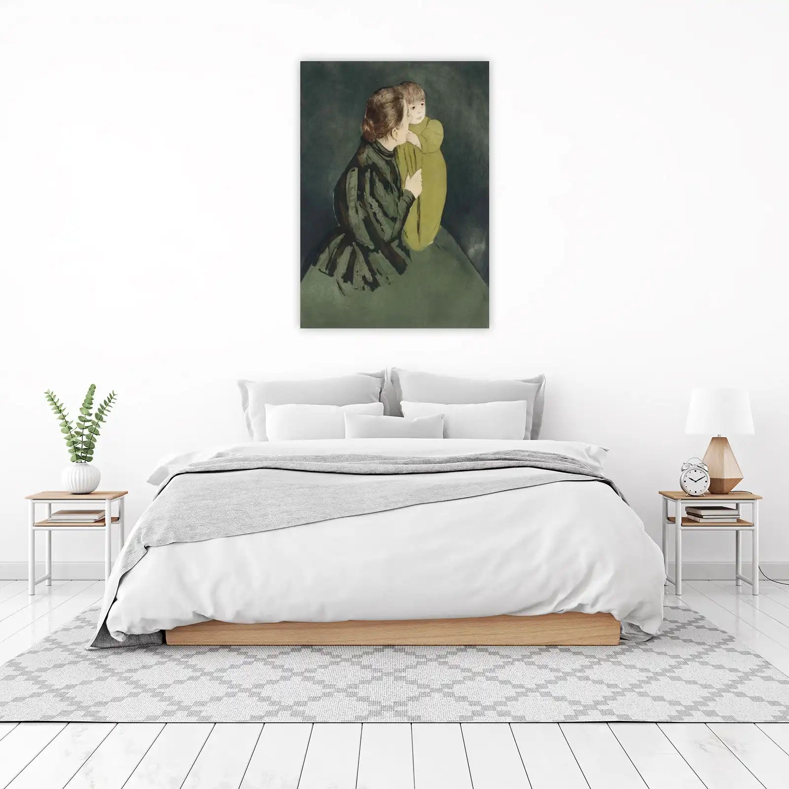Mother and Child Embrace Wall Art