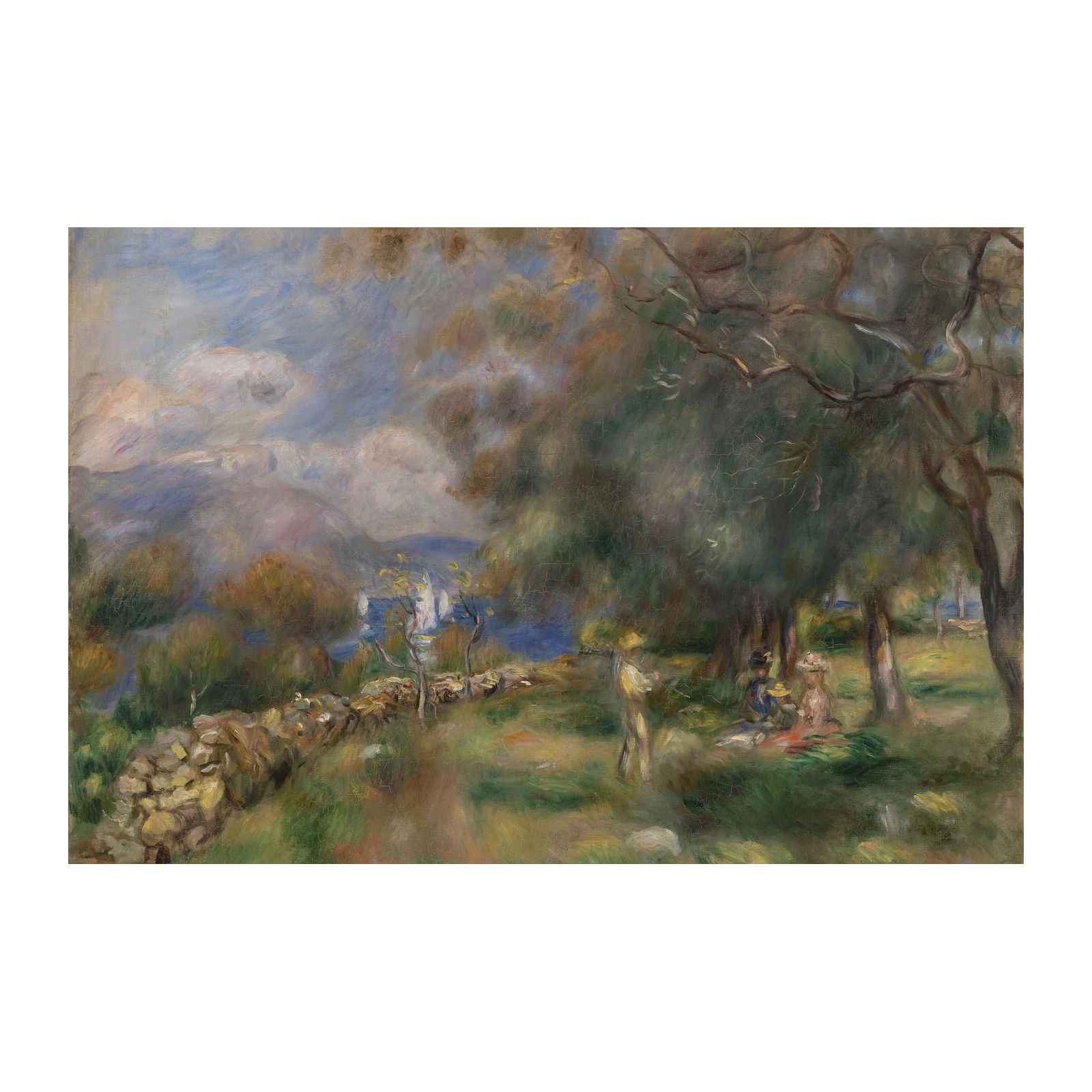 Impressionist Picnic Landscape Wall Art