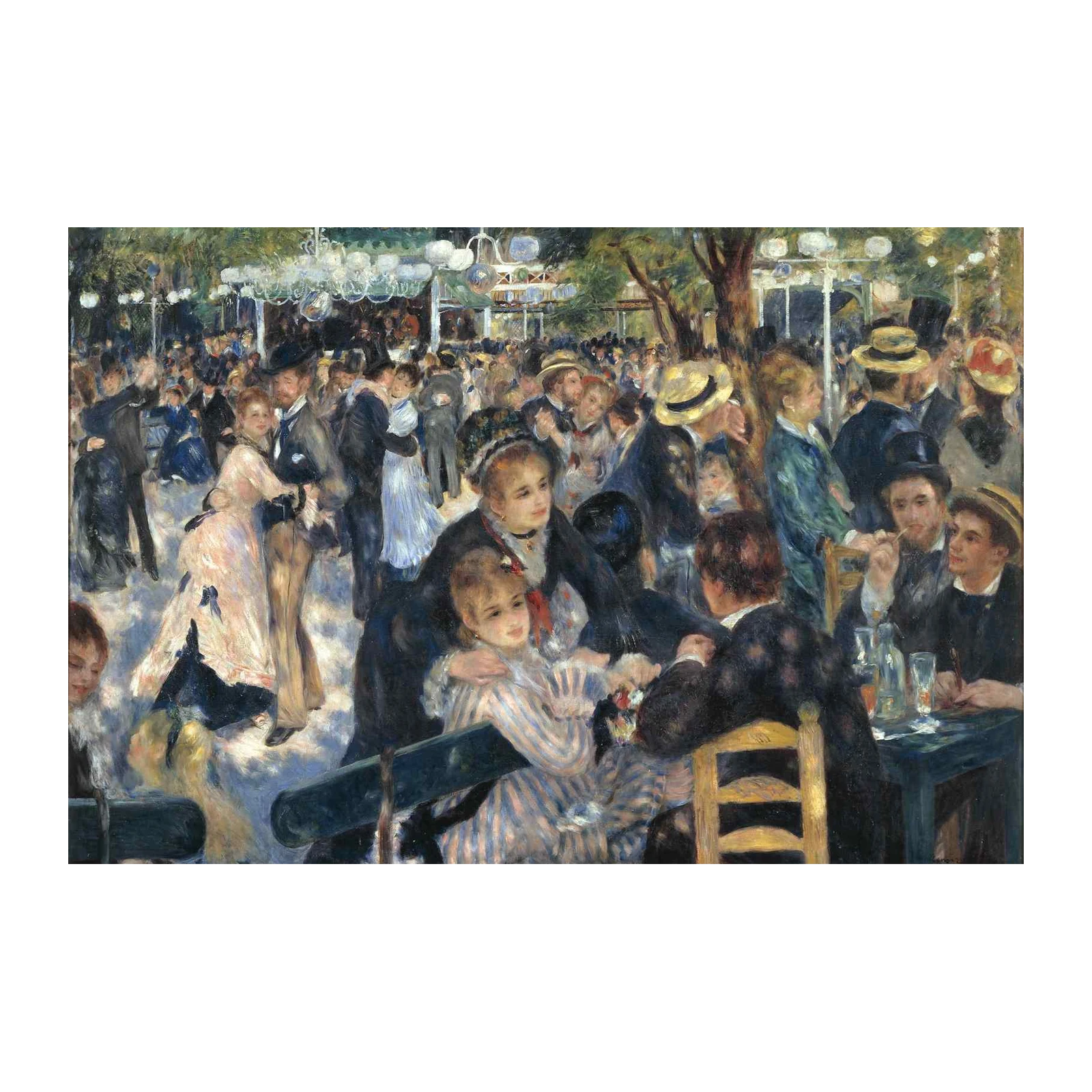 Bal du moulin de la Galette Wall Art