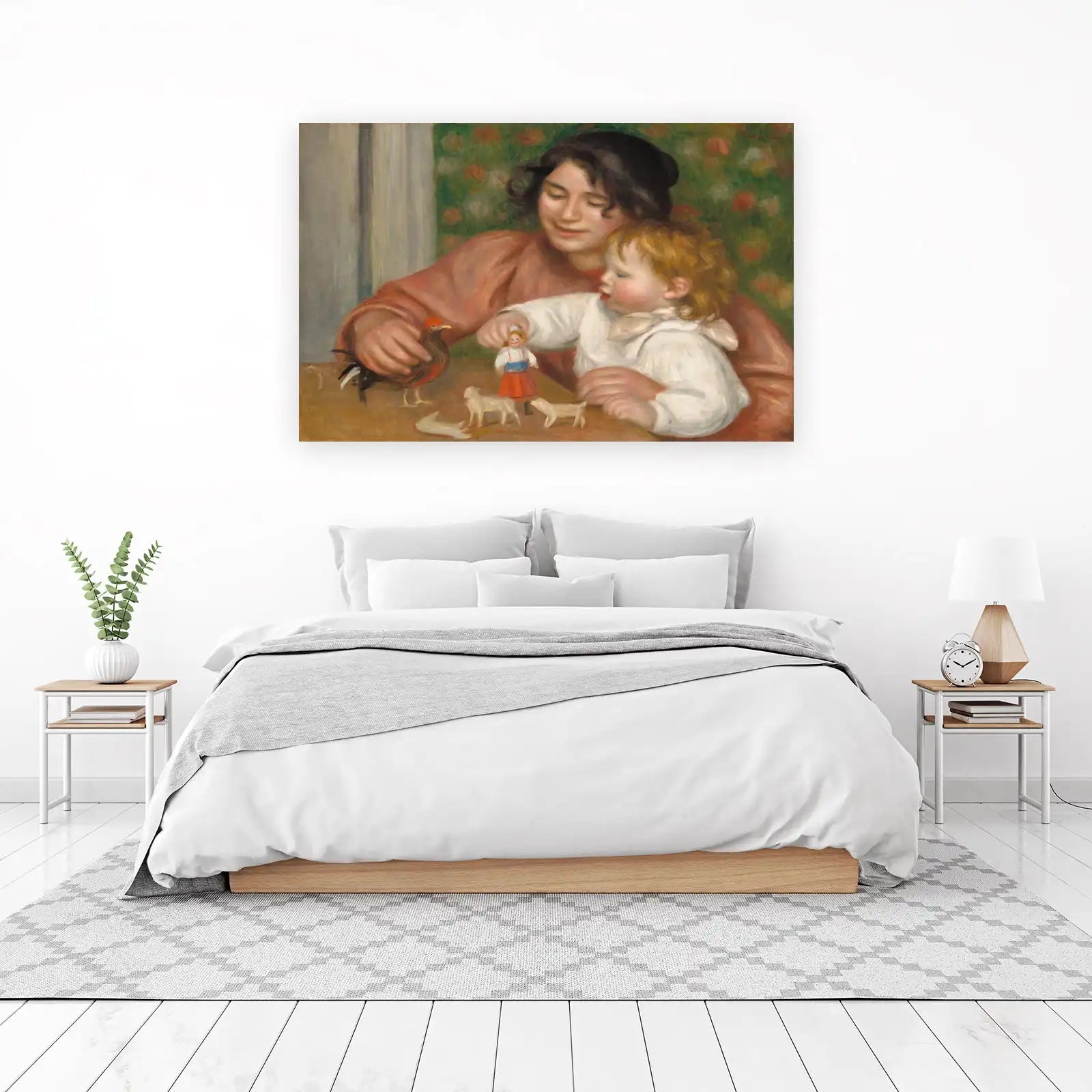 Mother & Child Playing with Toys Wall Art