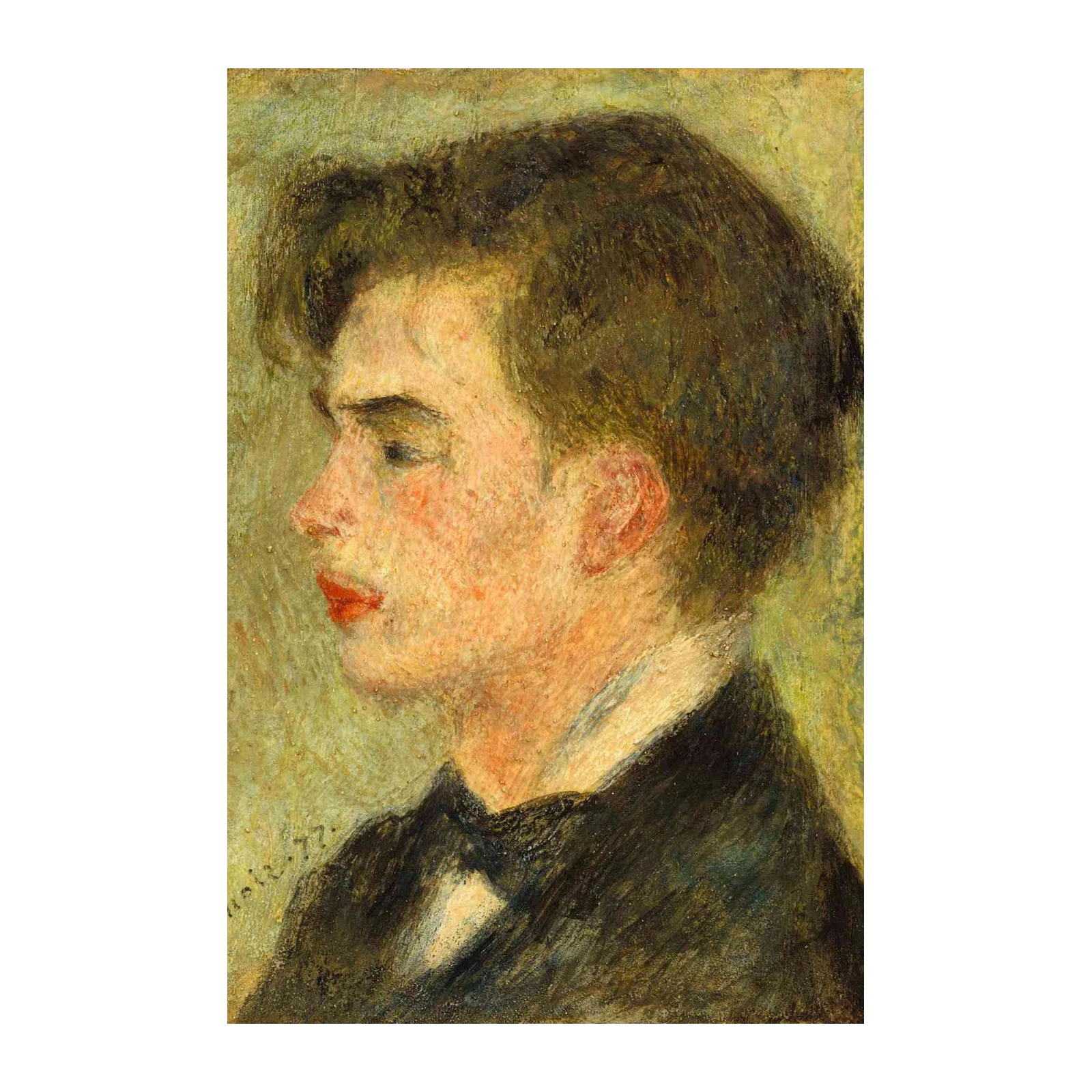 Impressionist Portrait Study "Young Man" Wall Art