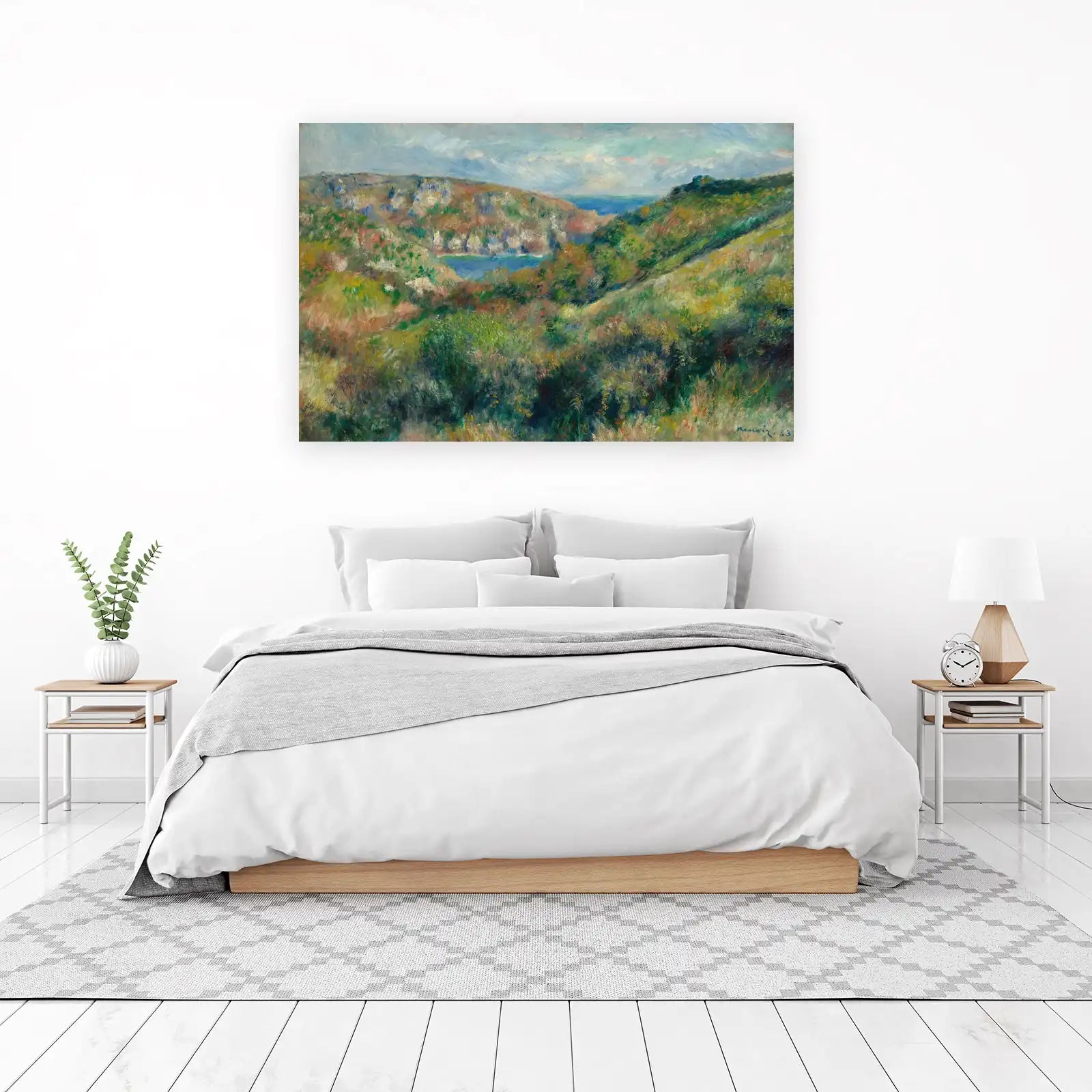 Impressionist Coastal Landscape Wall Art
