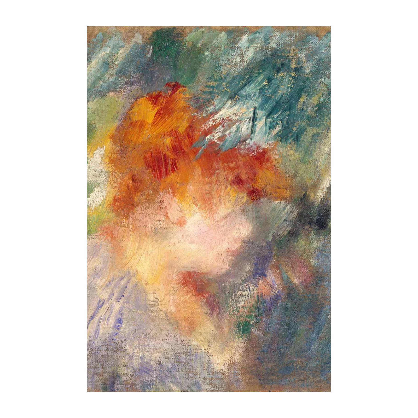 Vibrant Impressionist Portrait Wall Art