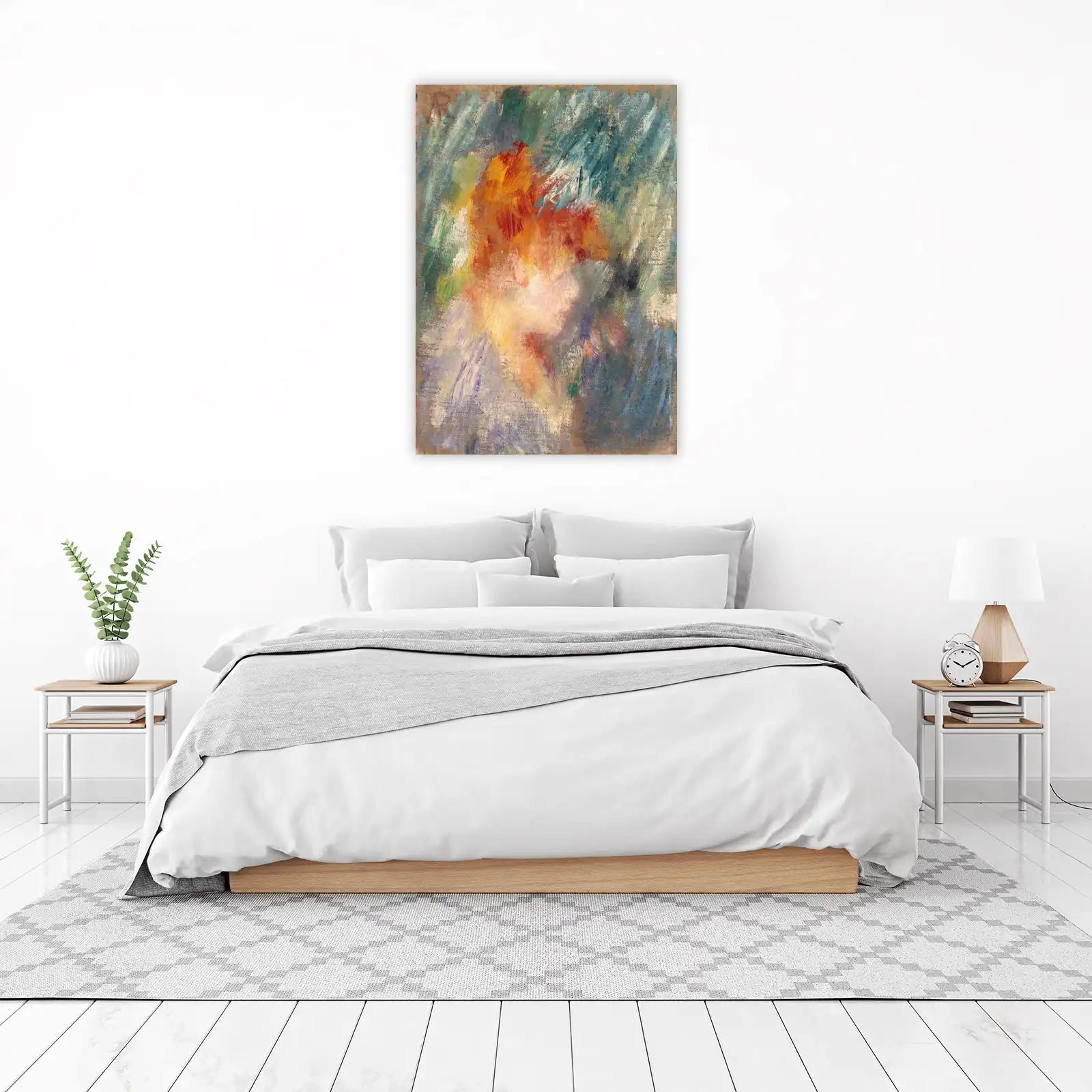 Vibrant Impressionist Portrait Wall Art
