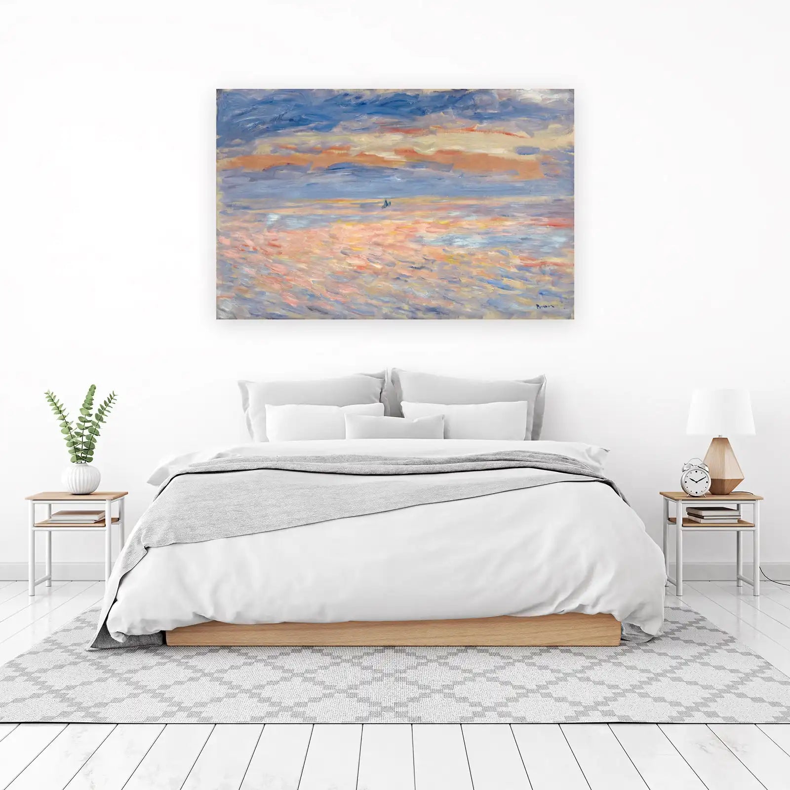 Impressionist Sunset Seascape Wall Art