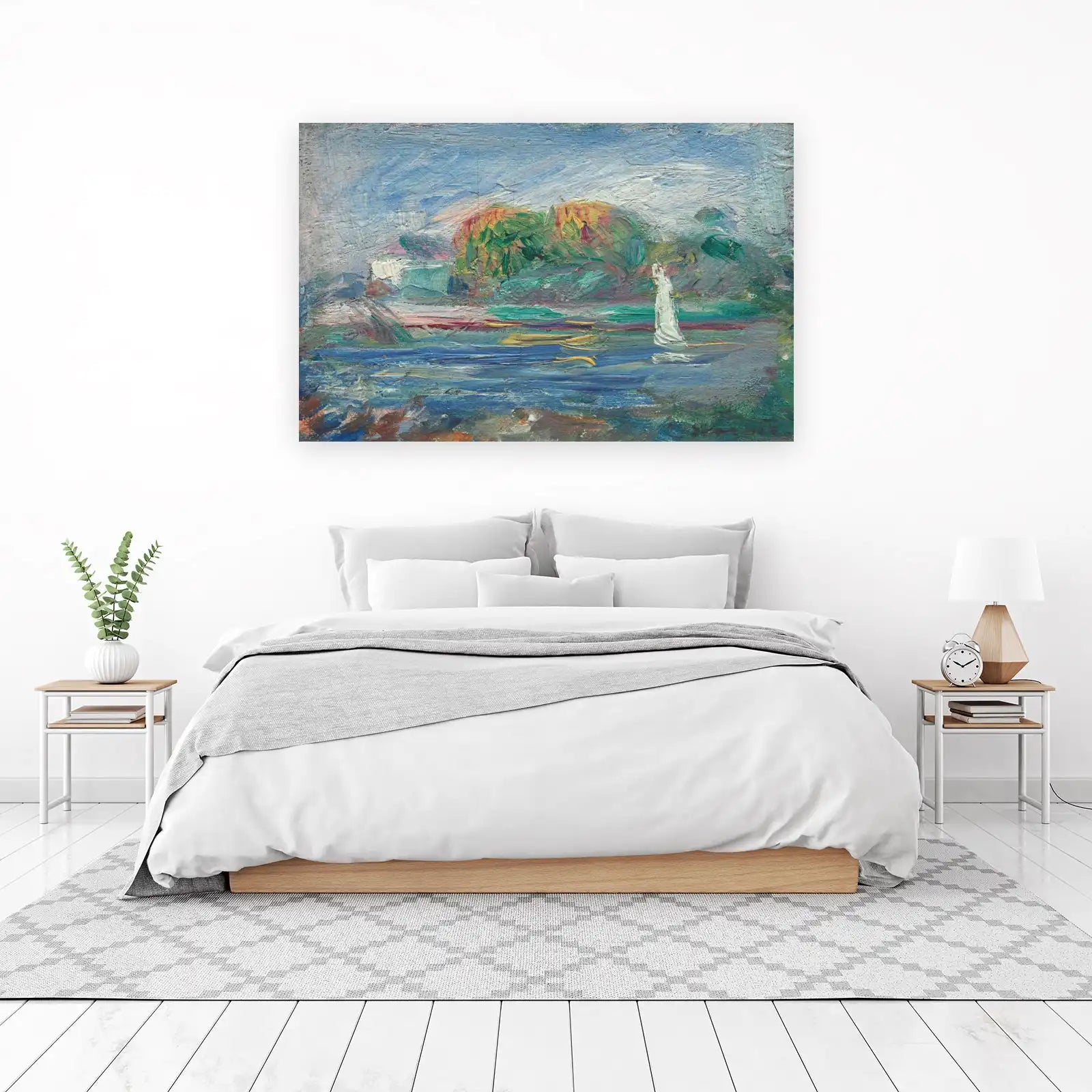 Impressionist Sailboat Serenity Wall Art
