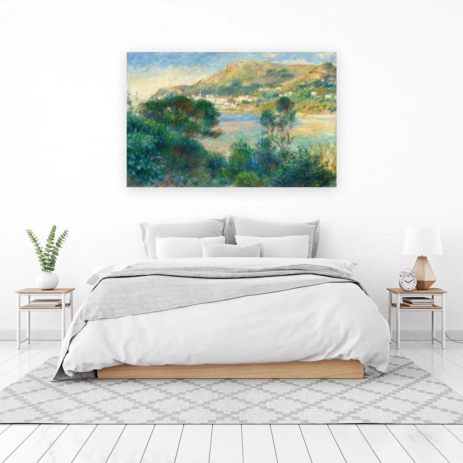 Impressionist Landscape Coastal View Wall Art