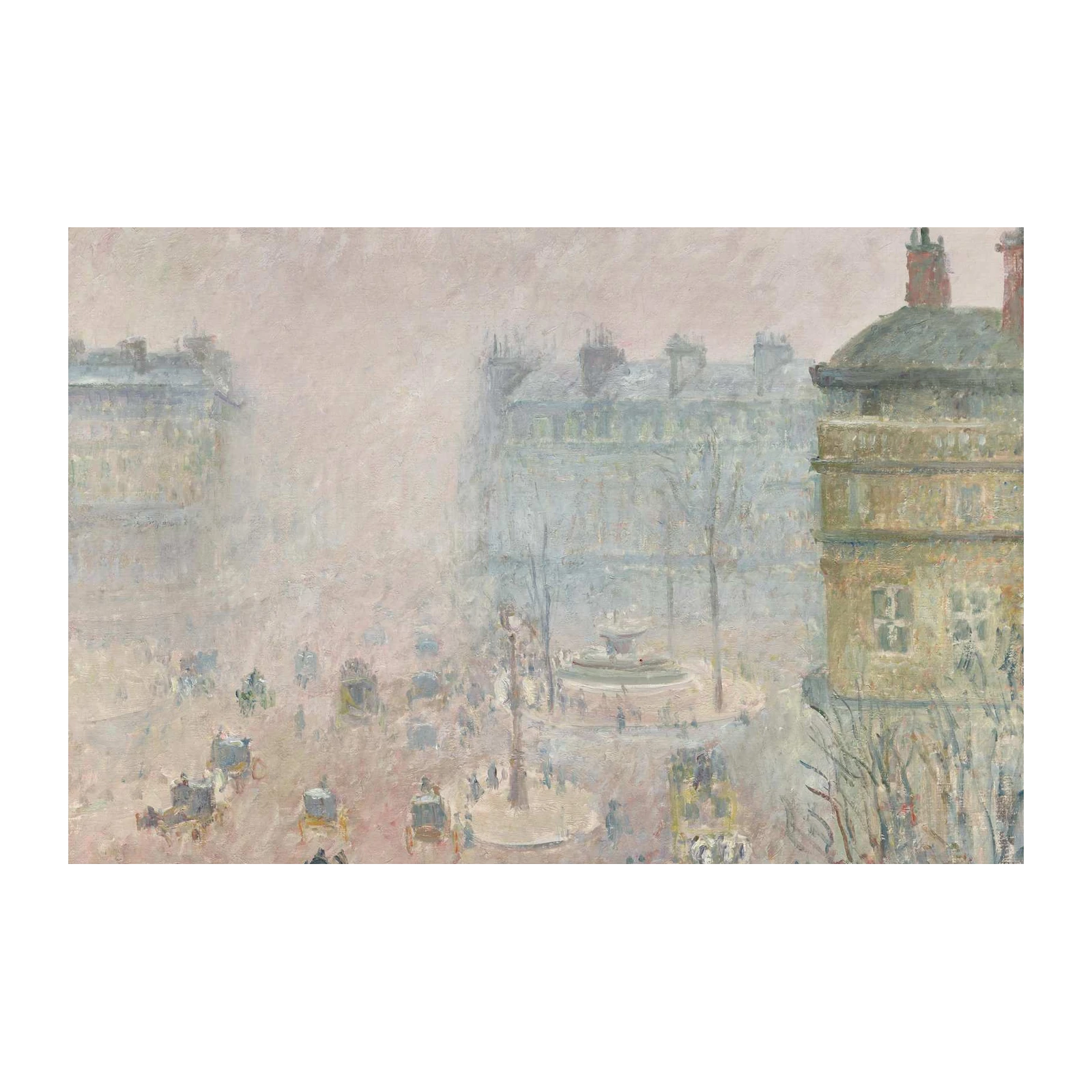 Impressionist Parisian Street Scene Wall Art