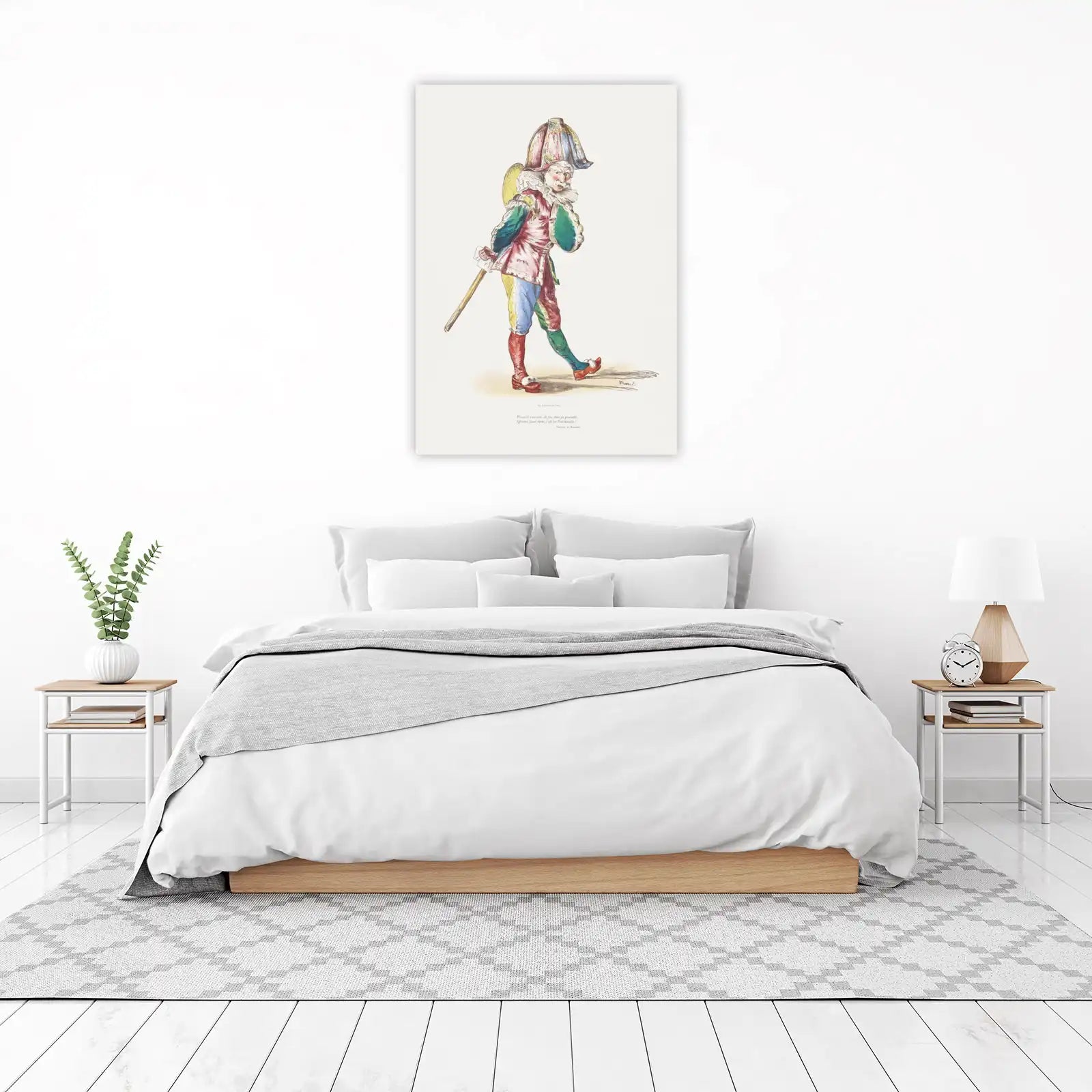Vintage Polichinelle Character Wall Art