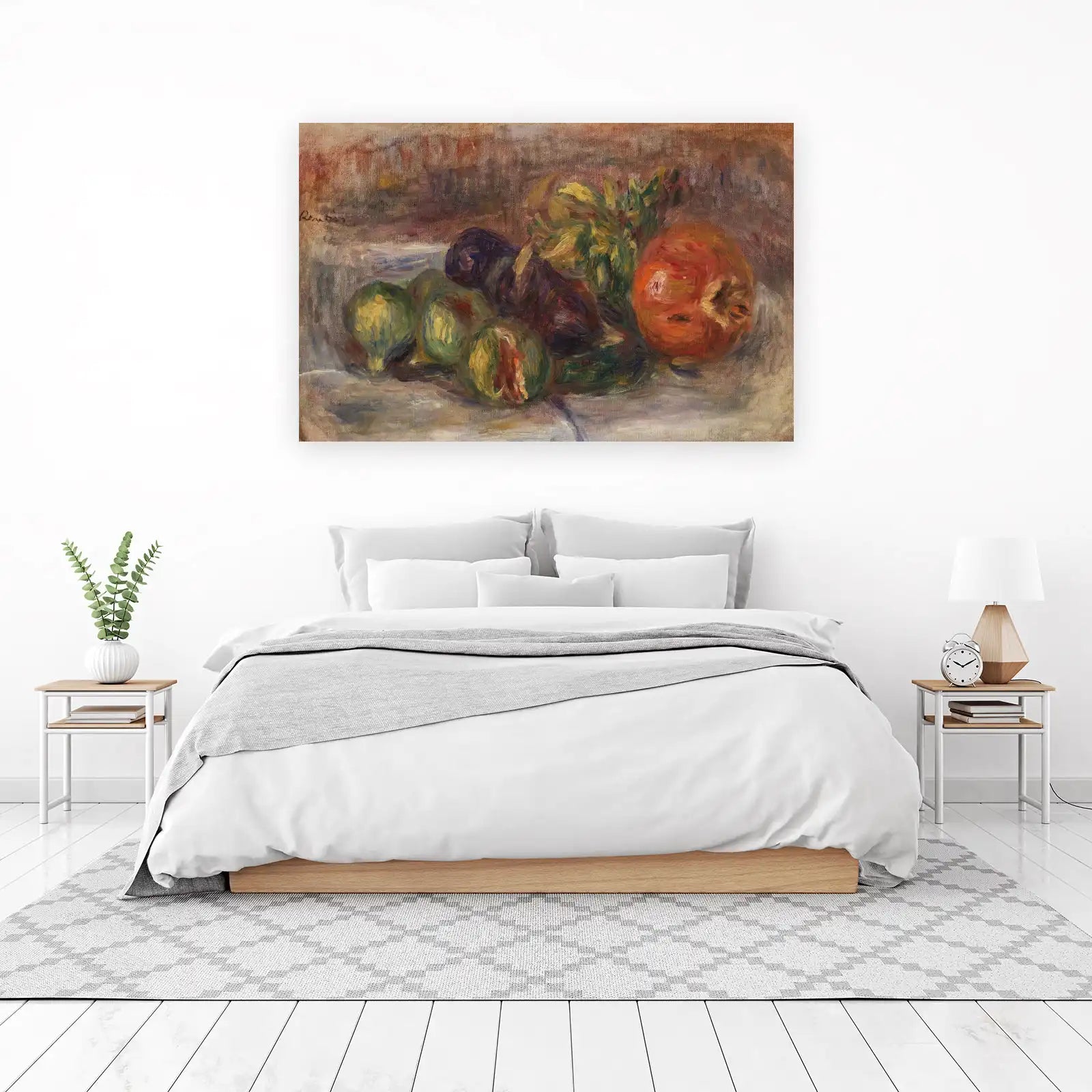 Vibrant Still Life Fruit Bowl Wall Art