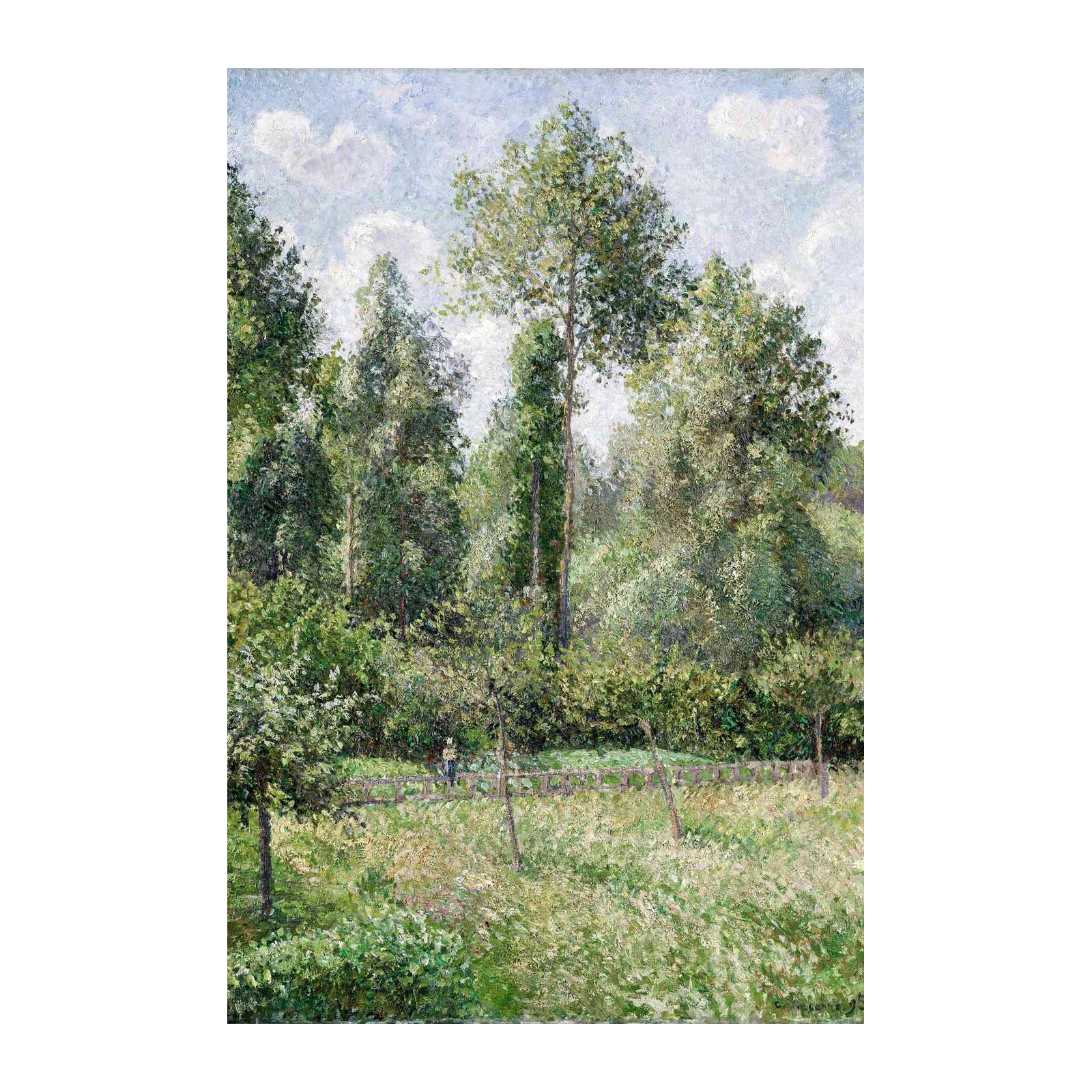 Serene Forest Landscape Impressionist Wall Art