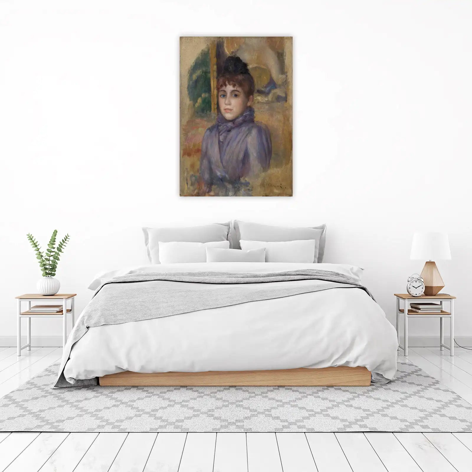 Impressionist Portrait of a Woman Wall Art