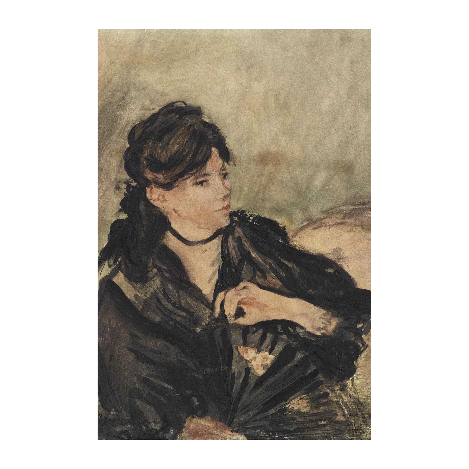 Elegant Woman Portrait Wall Art