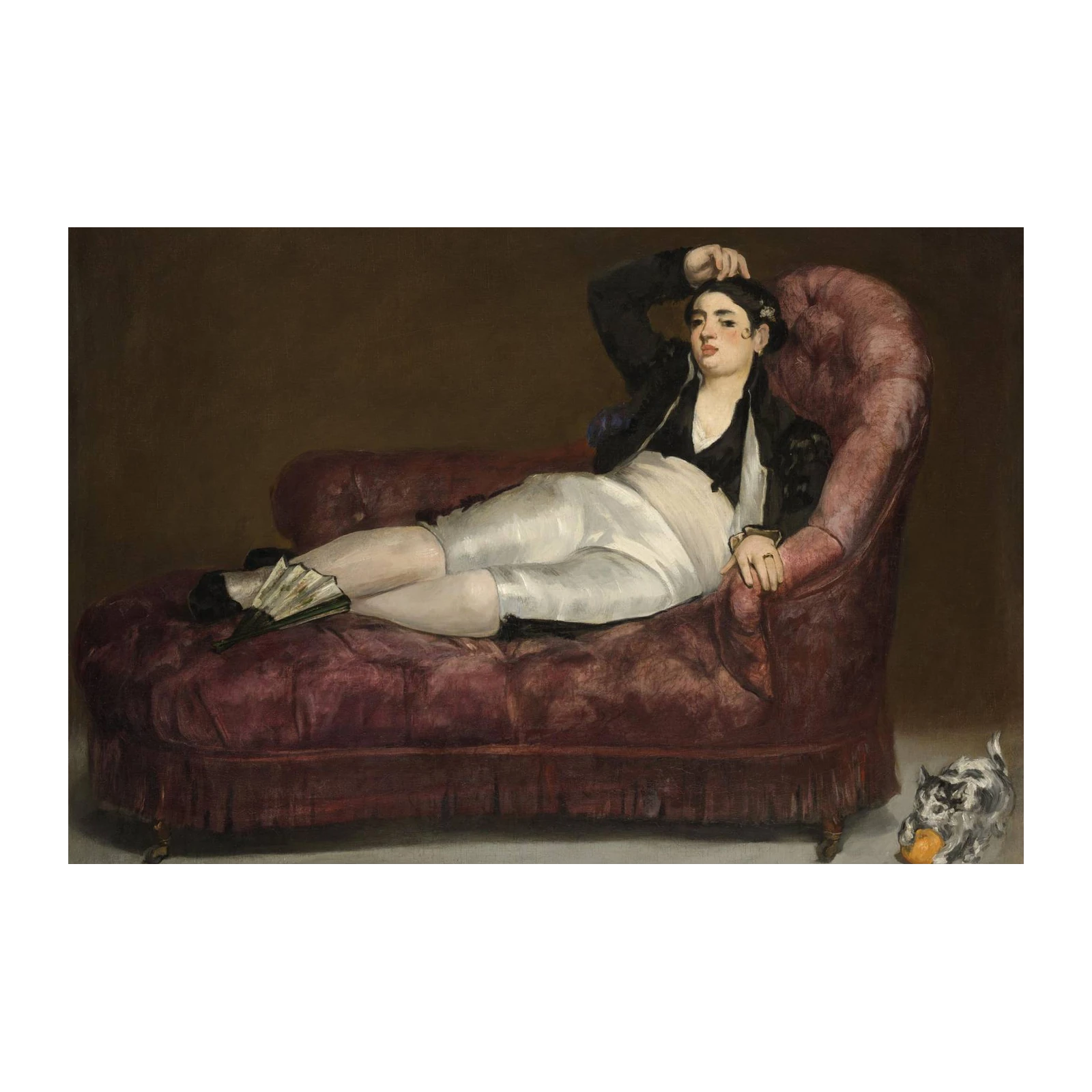 Olympia Reclining Woman Wall Art