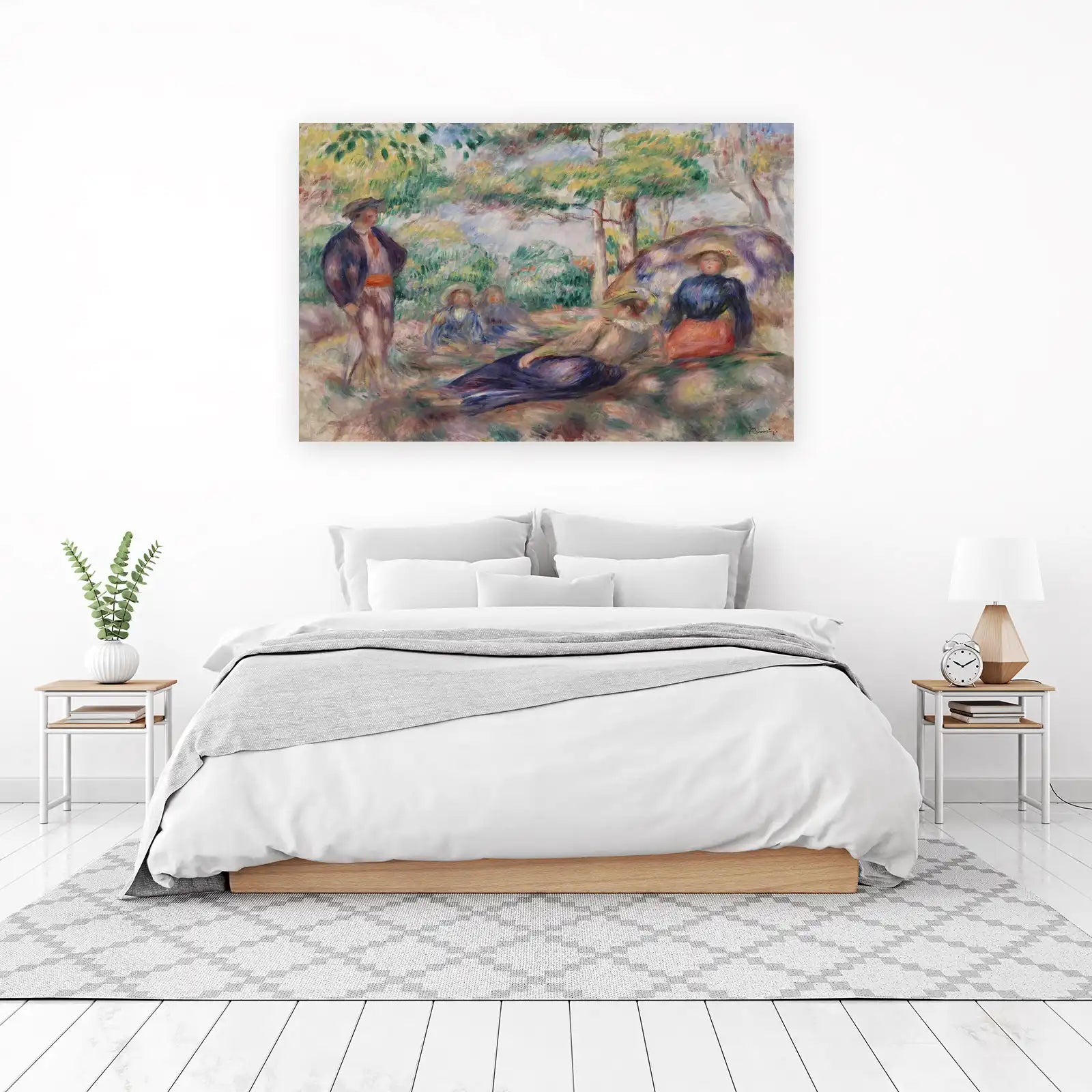 Impressionist Picnic Scene Wall Art