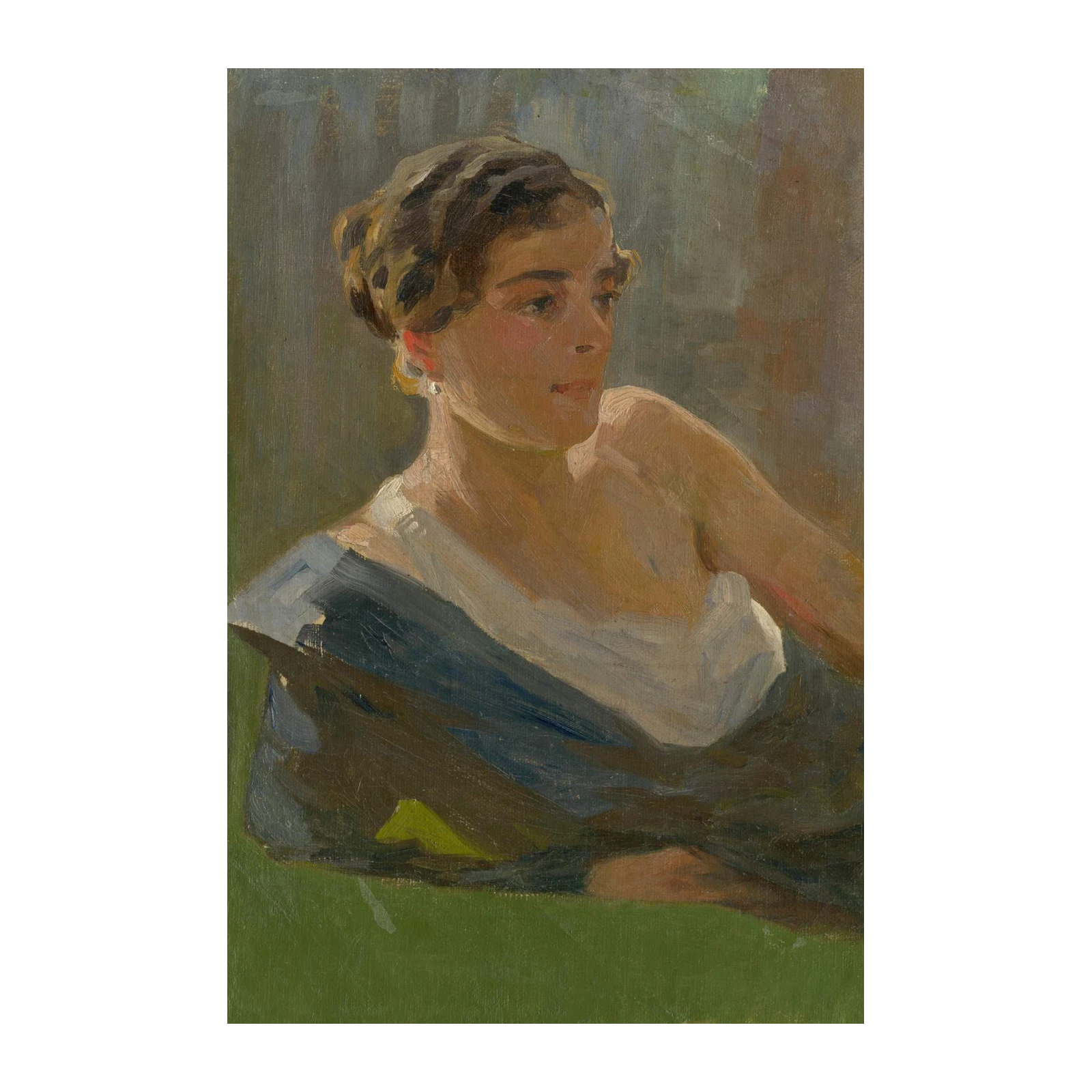 Elegant Woman Portrait Wall Art