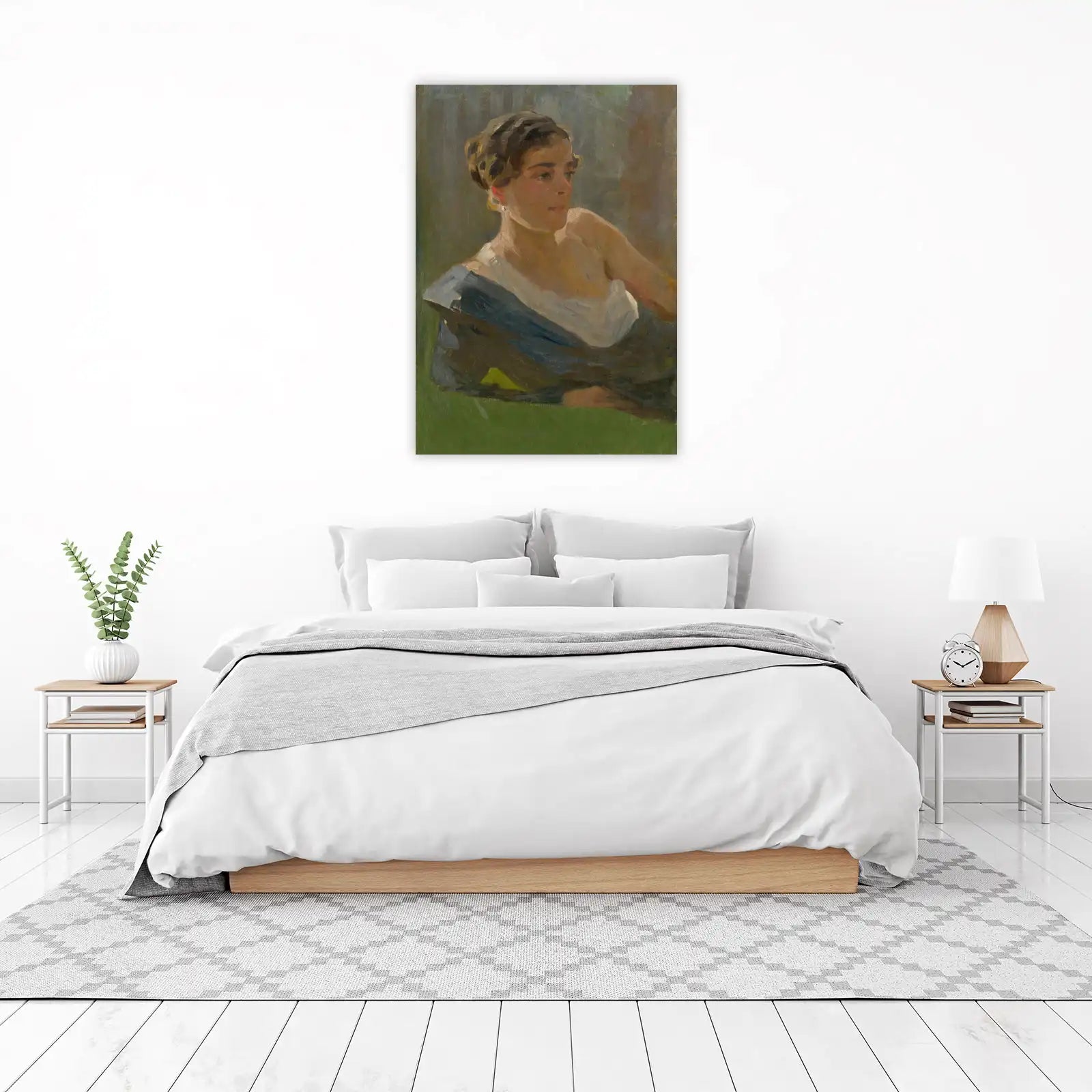 Elegant Woman Portrait Wall Art