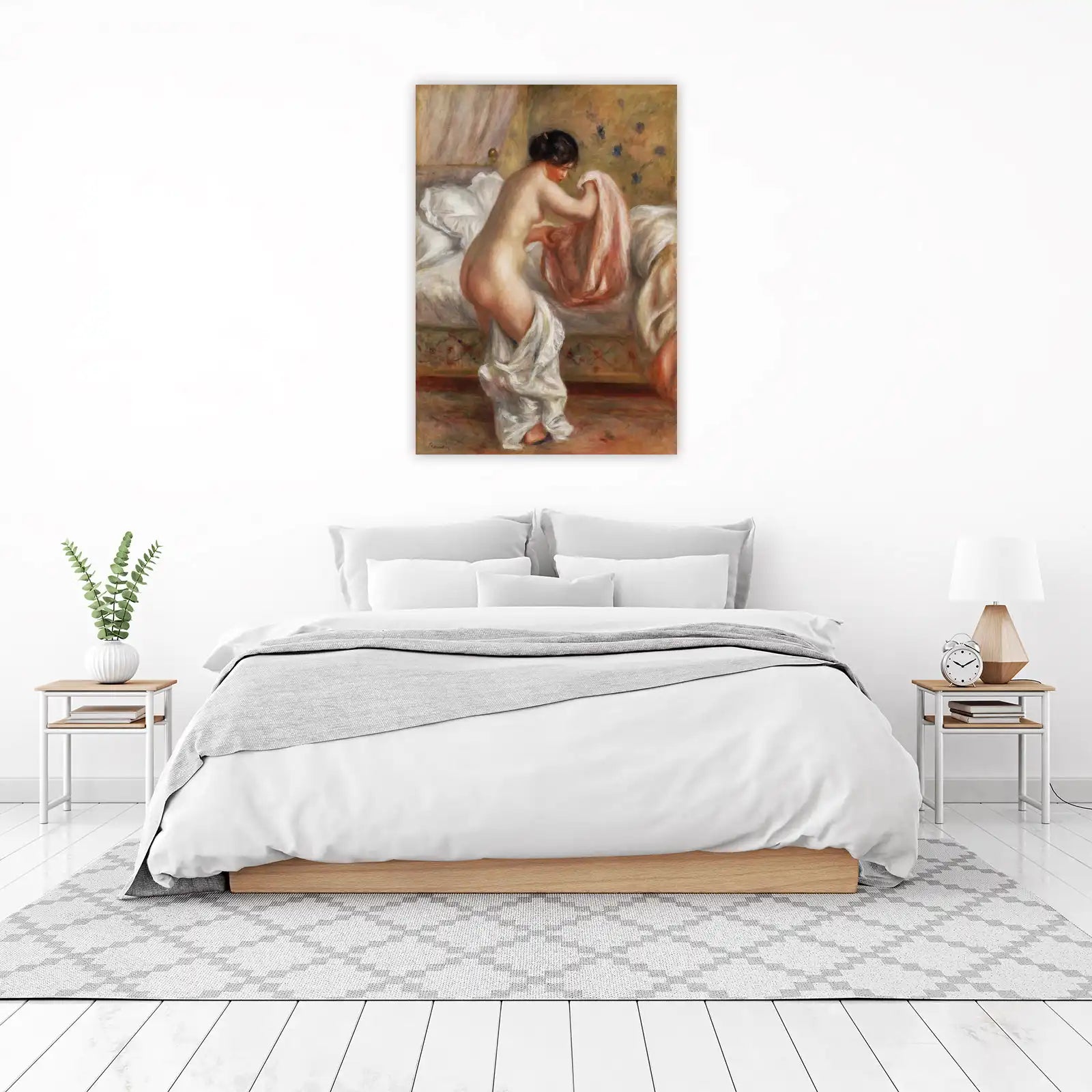 Renoir's Bather Wall Art - Impressionist Art