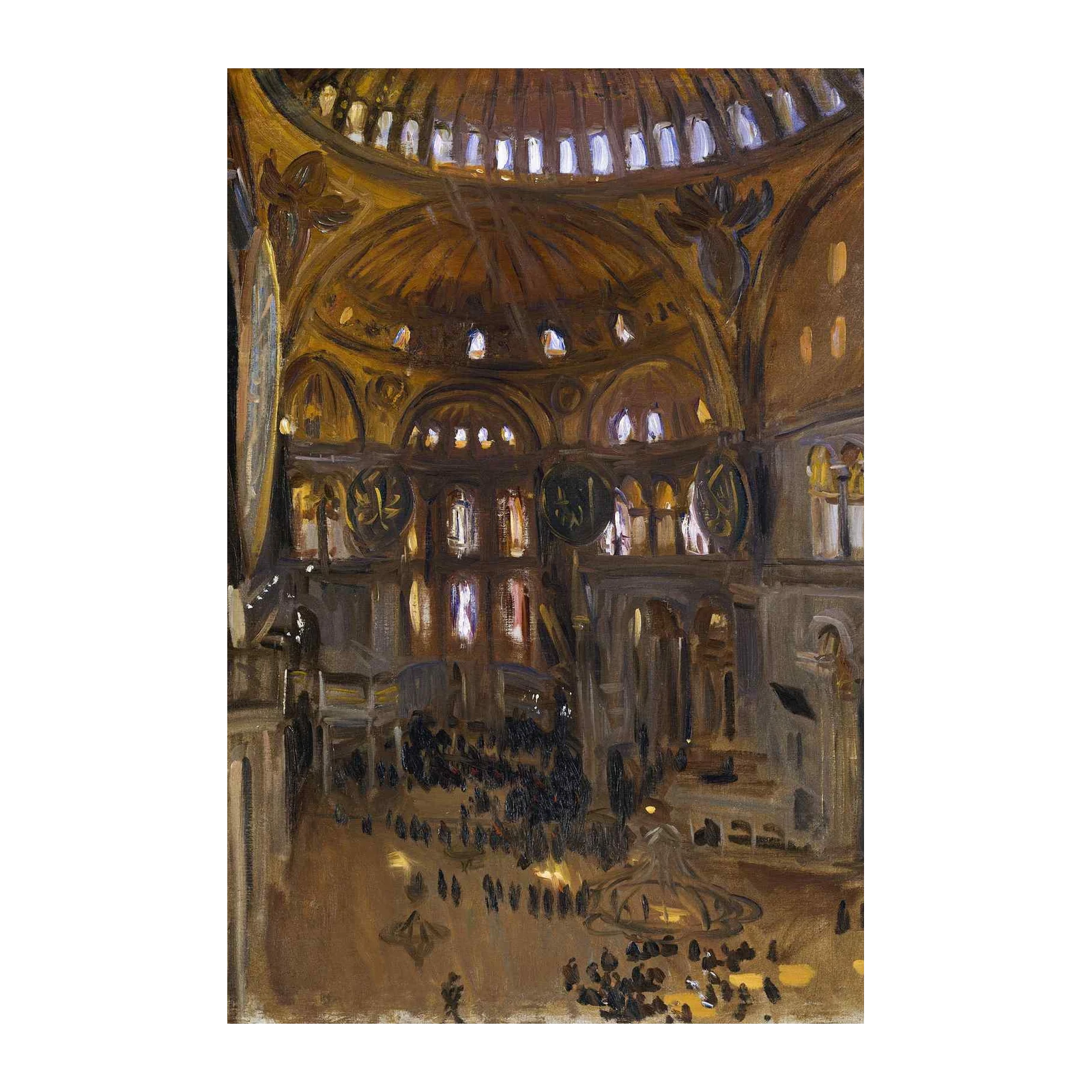Majestic Hagia Sophia Interior Wall Art