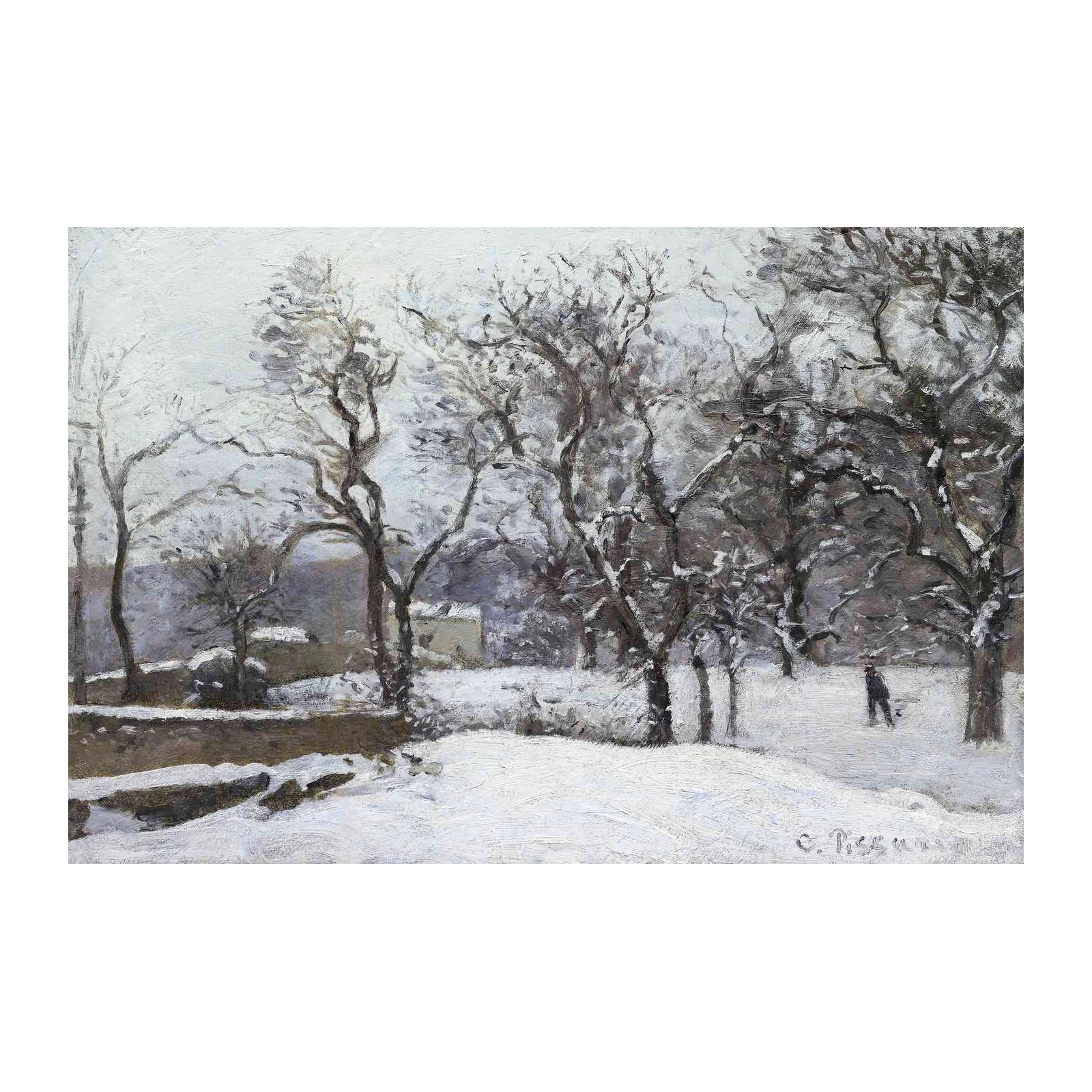 Winter Landscape Snow Scene Wall Art