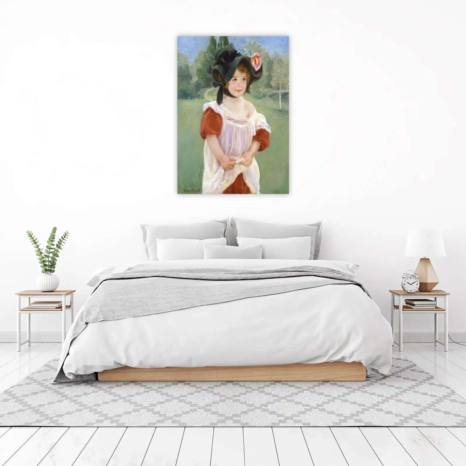 Charming Child Portrait Mary Cassatt Wall Art