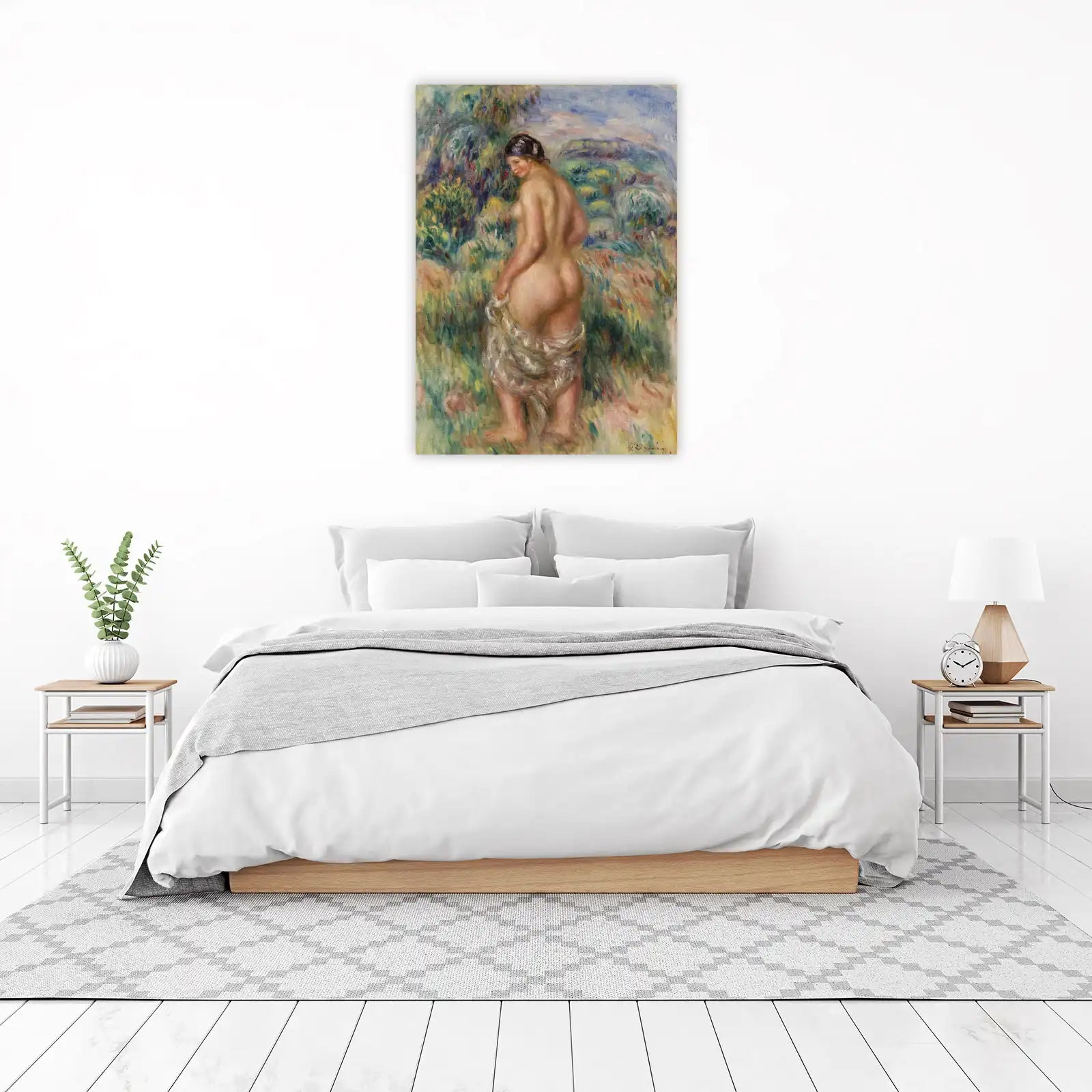 Renoir Bather Impressionist Nude Wall Art