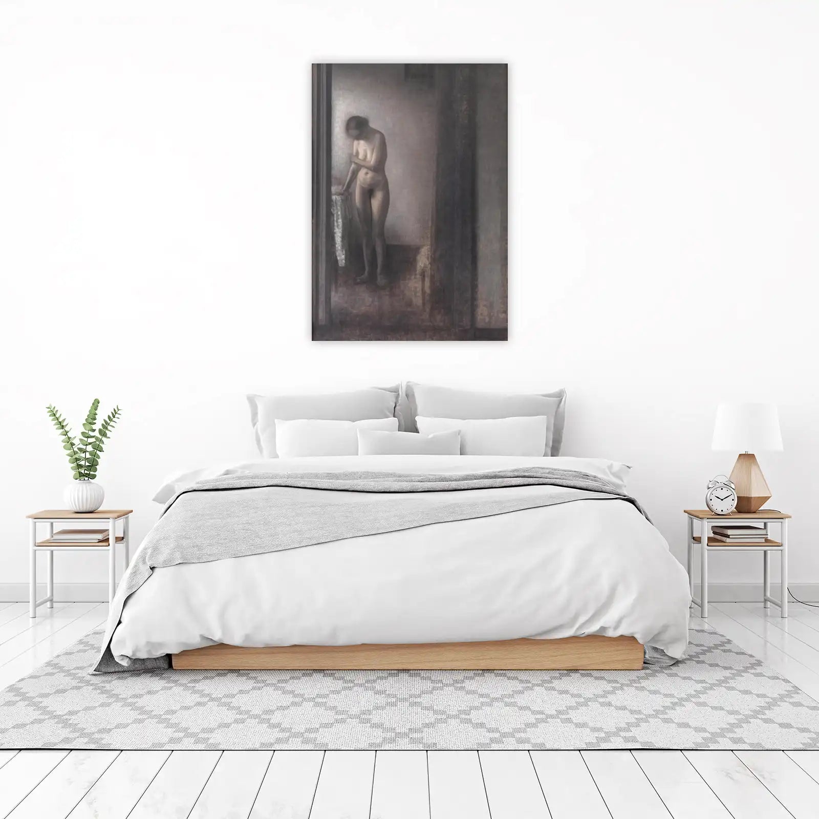Serene Nude Portrait Wall Art