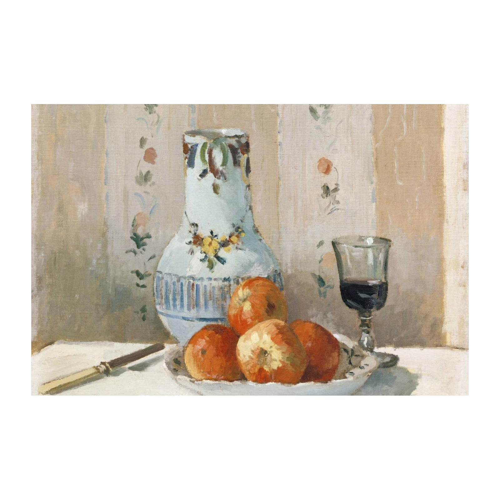 Still Life with Apples & Vase Wall Art