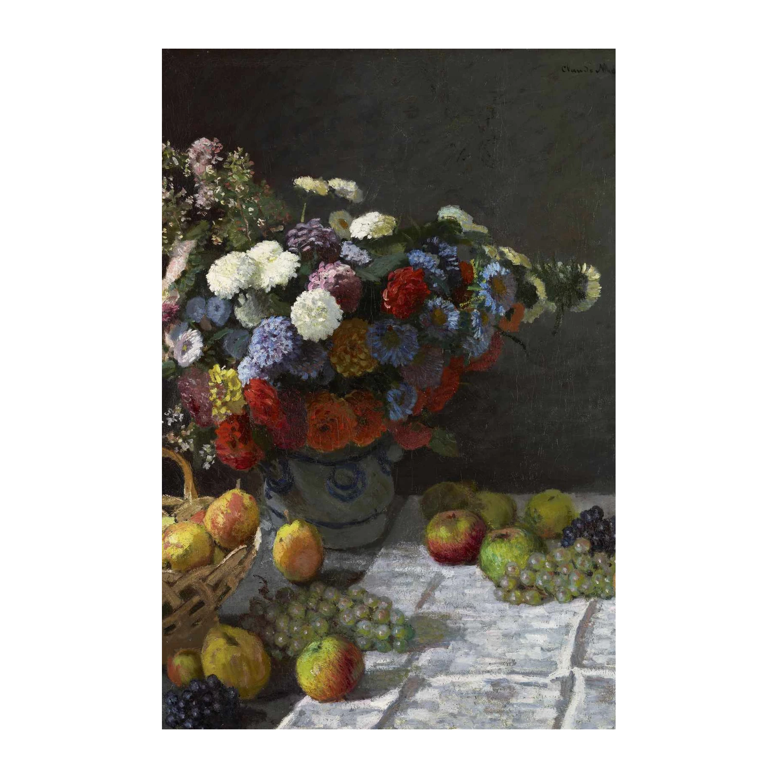 Vibrant Still Life Floral & Fruit Wall Art